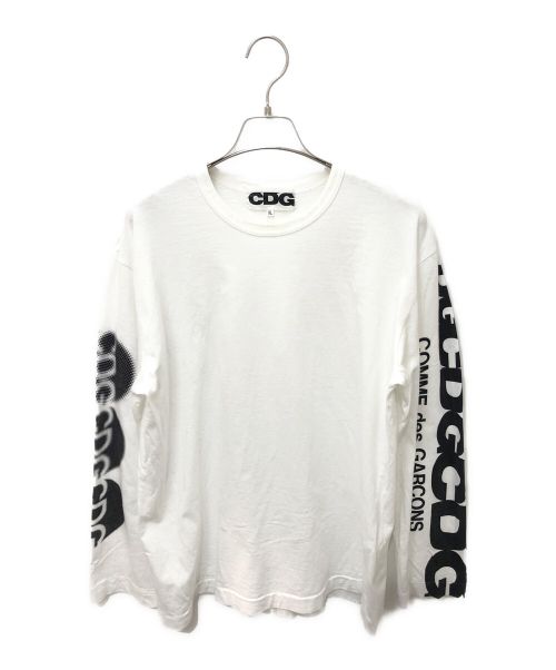 中古・古着通販】CDG (シーディージー) スリーブロゴロングTシャツ