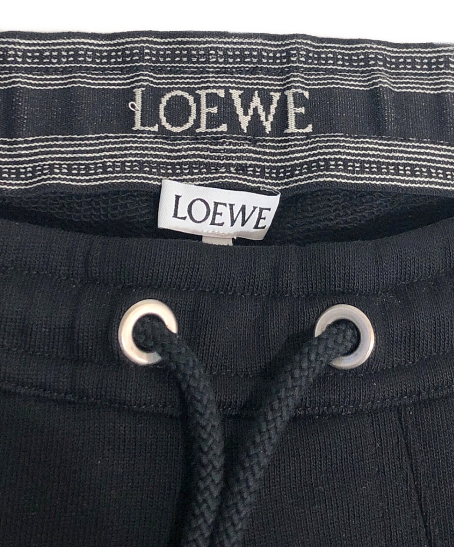 LOEWE (ロエベ) パズルジョギングトラウザーズ ブラック サイズ:XS