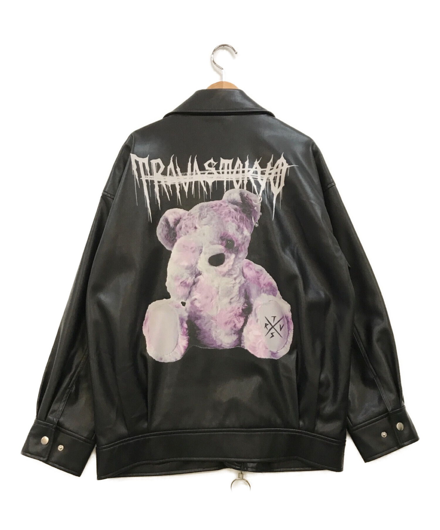 TRAVAS TOKYO (トラバス トーキョー/トラヴァス トウキョウ) Furry bear Rider's Jacket ブラック サイズ:F