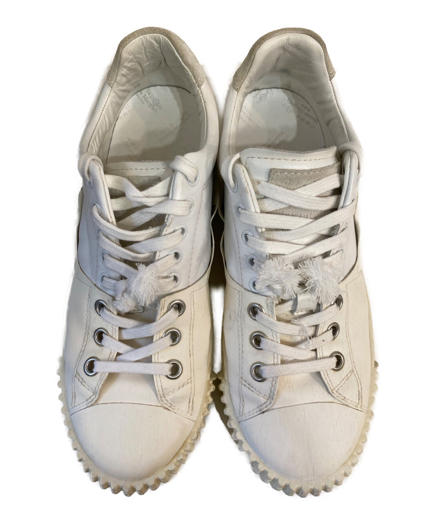 Maison Margiela (メゾンマルジェラ) EVOLUTION LOW TOP SNEAKERS ホワイト サイズ:42