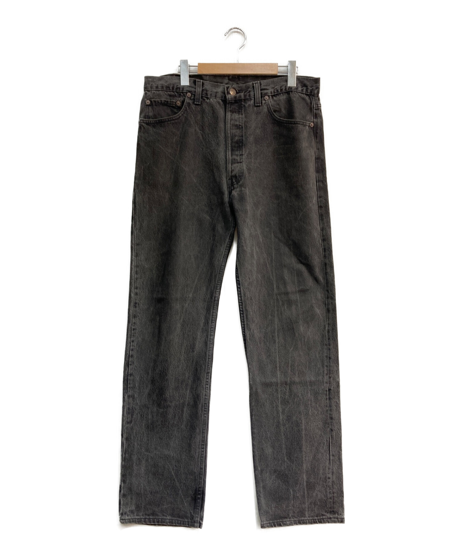 LEVIS (リーバイス) 後染めブラックデニムパンツ　501-0660　90’s　ボタン裏544　USA製　サークルRタブ ブラック サイズ:W36  L32