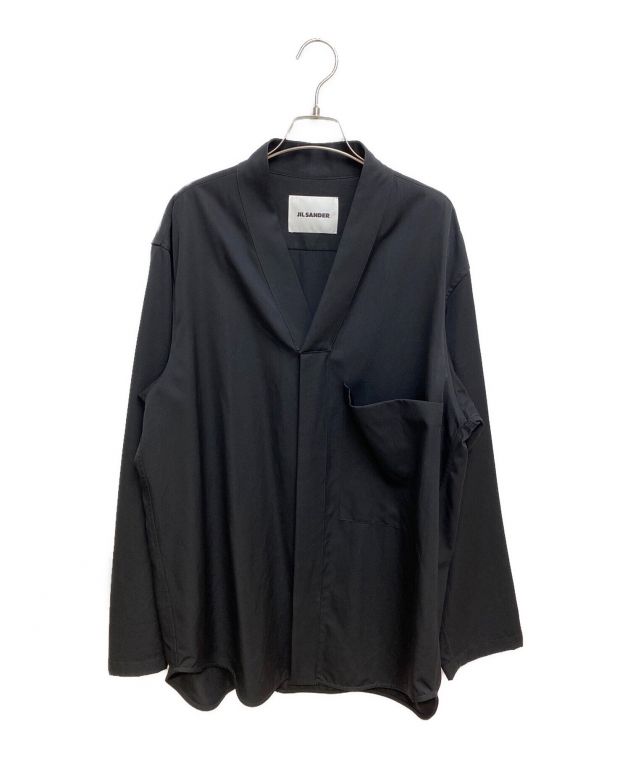 中古・古着通販】JIL SANDER (ジルサンダー) 20SS KIMONO COLLARジャケット ブラック サイズ:41｜ブランド・古着通販  トレファク公式【TREFAC FASHION】スマホサイト