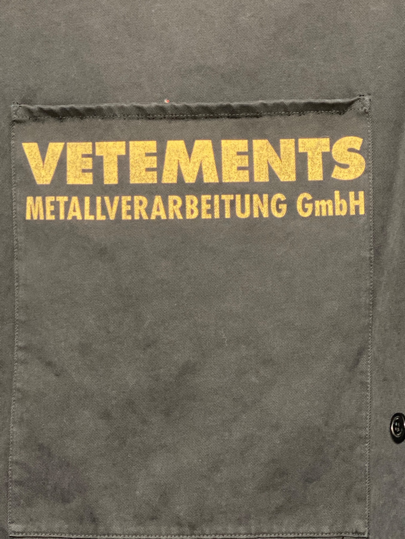 VETEMENTS (ヴェトモン) Gmbh Multi Pocket Jacket ブラック サイズ:M