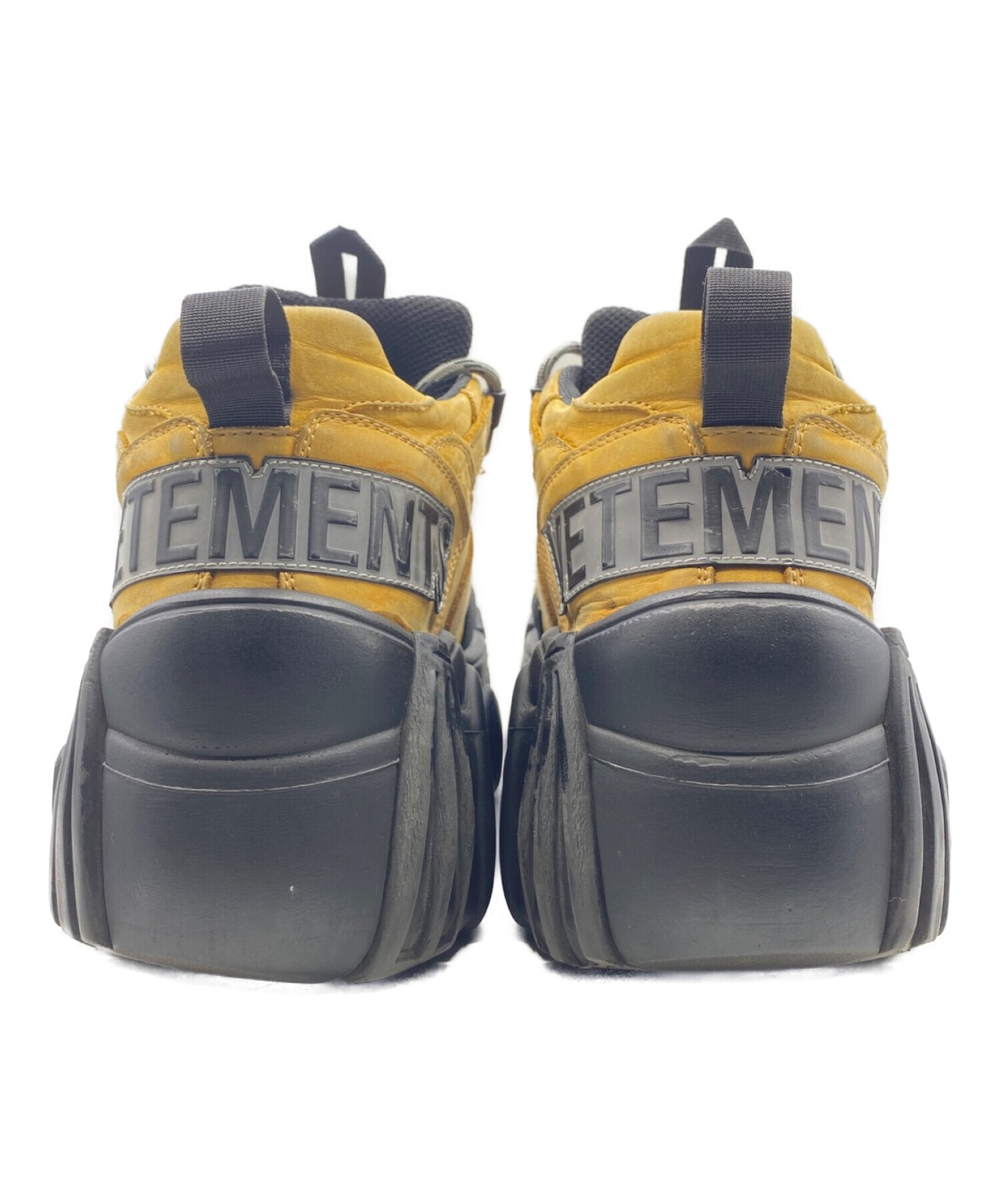 VETEMENTS (ヴェトモン) SWEAR (スウェア) Nubuck Platform Sneakers ブラウン サイズ:25.8cm (US  8.5)