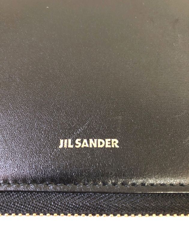 中古・古着通販】JIL SANDER (ジルサンダー) ウォレットクラッチバッグ