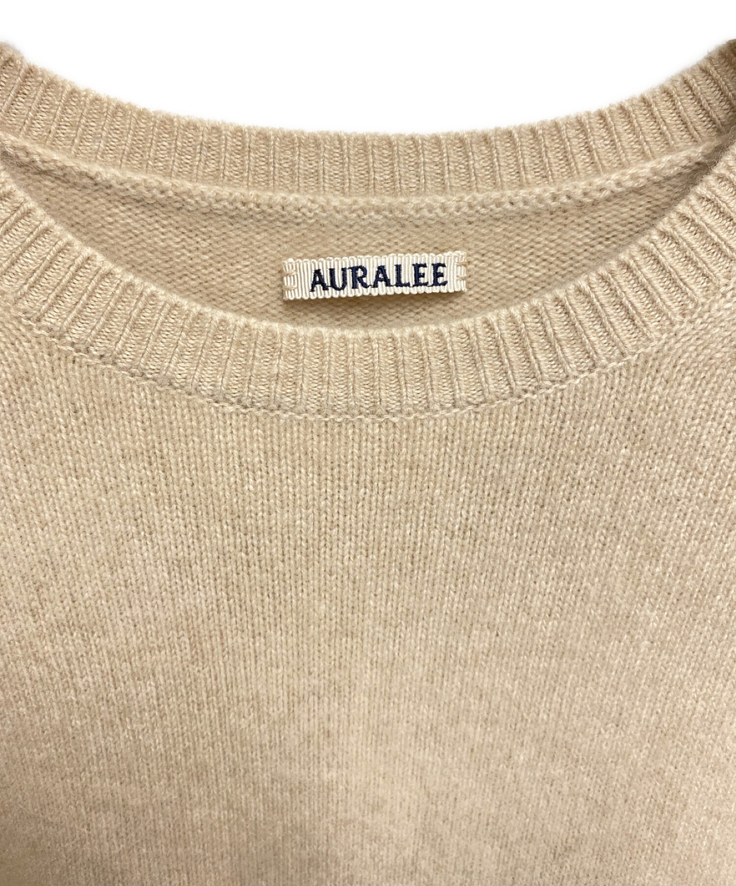 中古・古着通販】AURALEE (オーラリー) BABY CASHMERE KNIT アイボリー