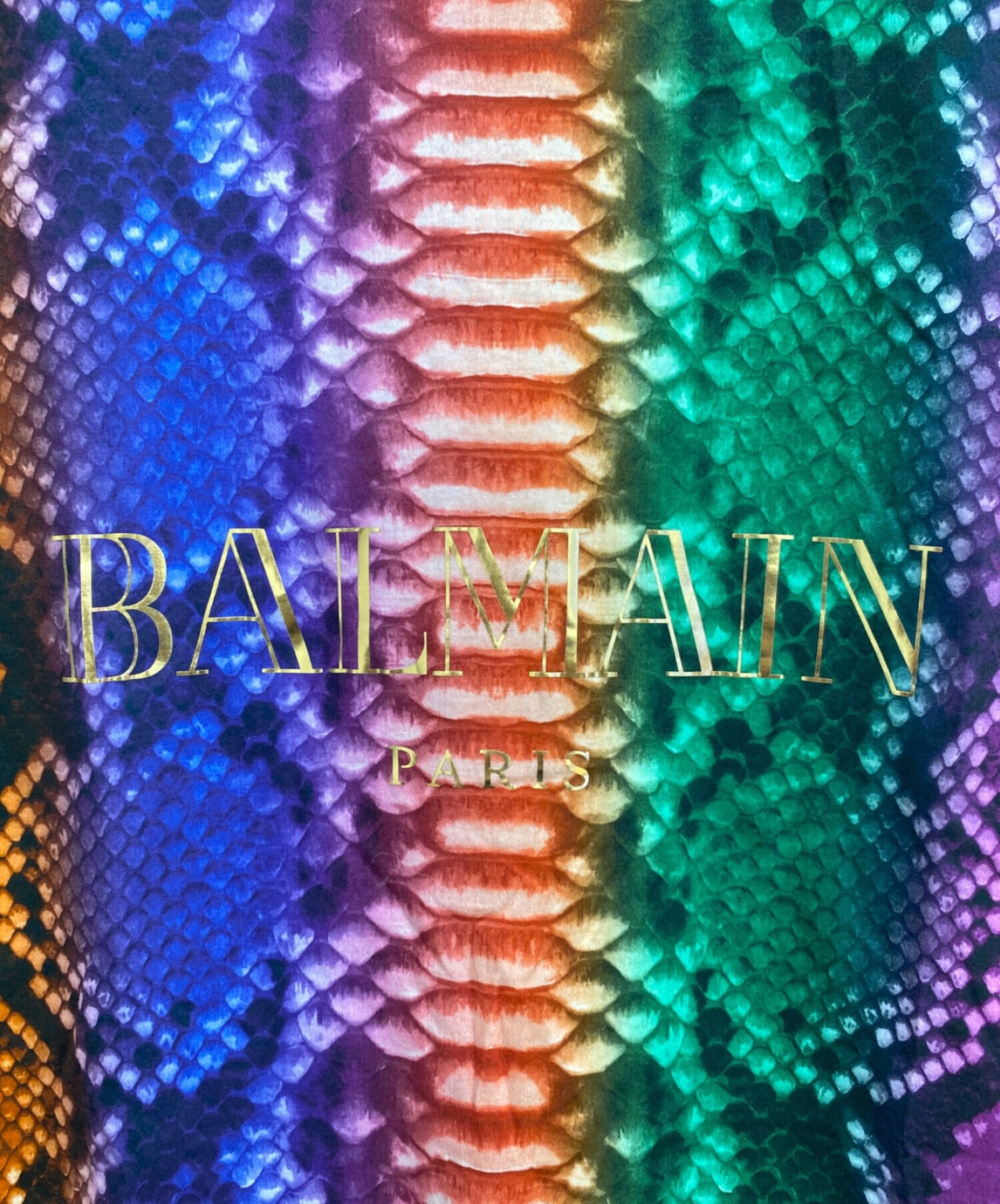 BALMAIN (バルマン) ノースリーブプリントカットソー マルチカラー サイズ:34