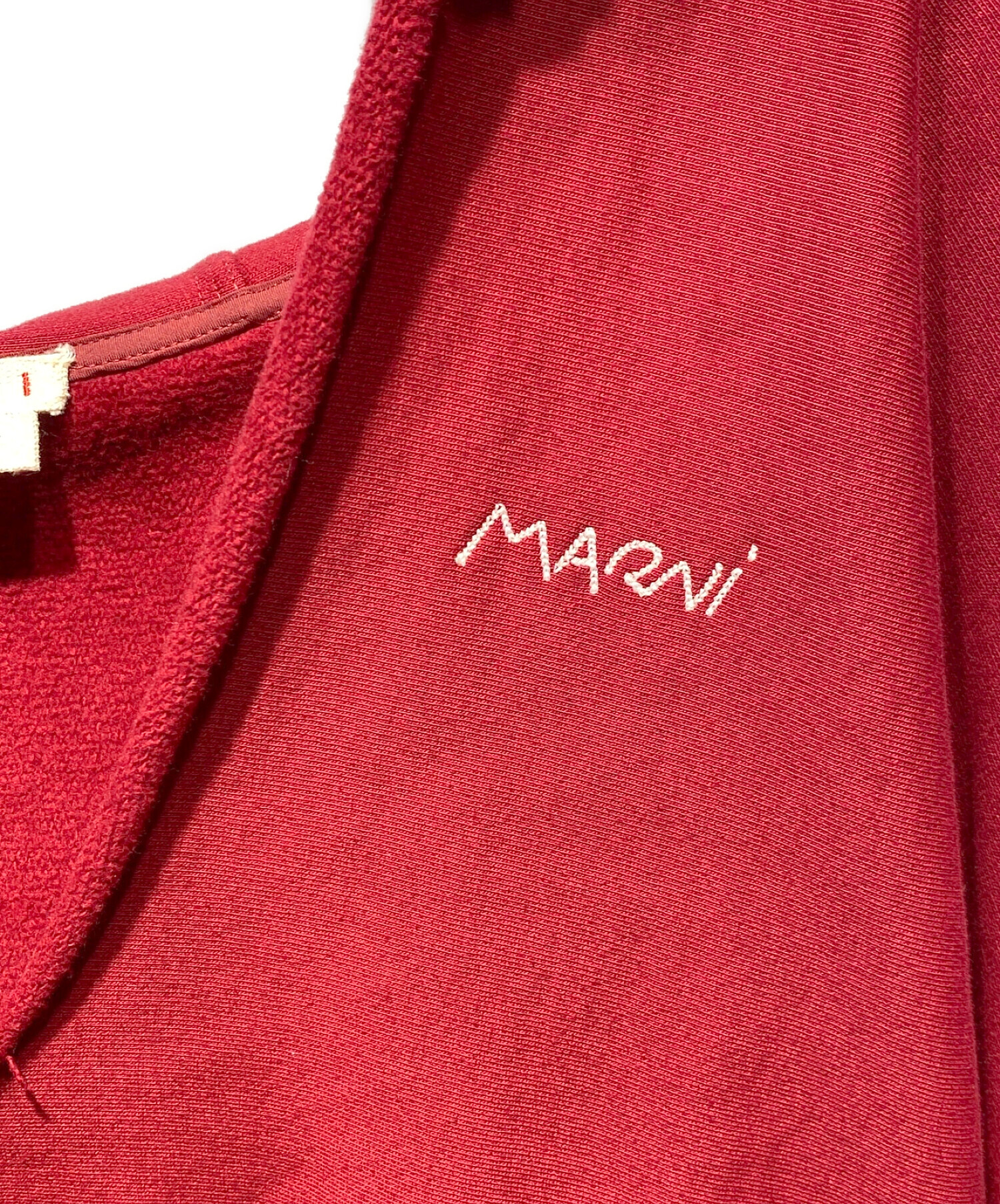 MARNI (マルニ) プルオーバーパーカー レッド サイズ:40