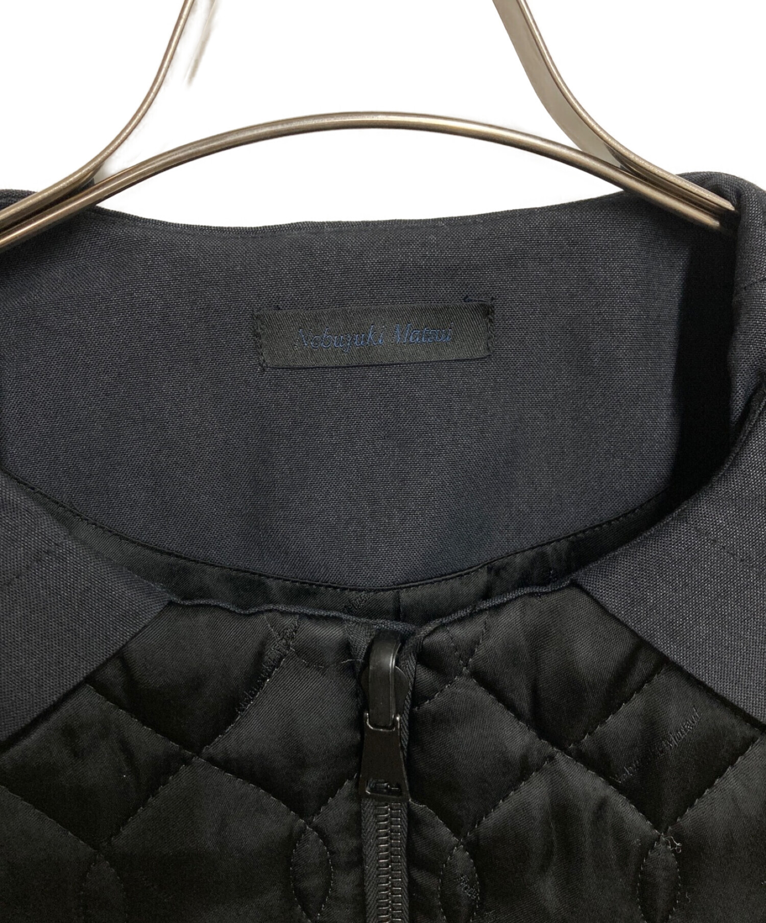 nobuyuki matsui (ノブユキマツイ) キルティングジャケット ブラック サイズ:2