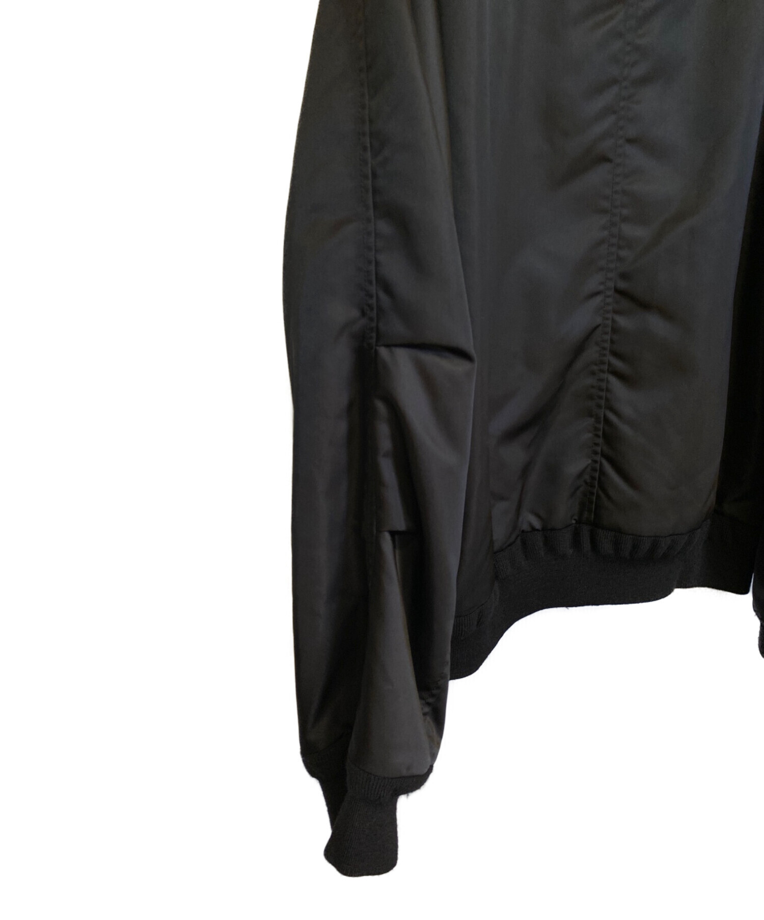 Maison Margiela (メゾンマルジェラ) 18AW オーバーサイズMA-1ジャケット ブラック サイズ:52