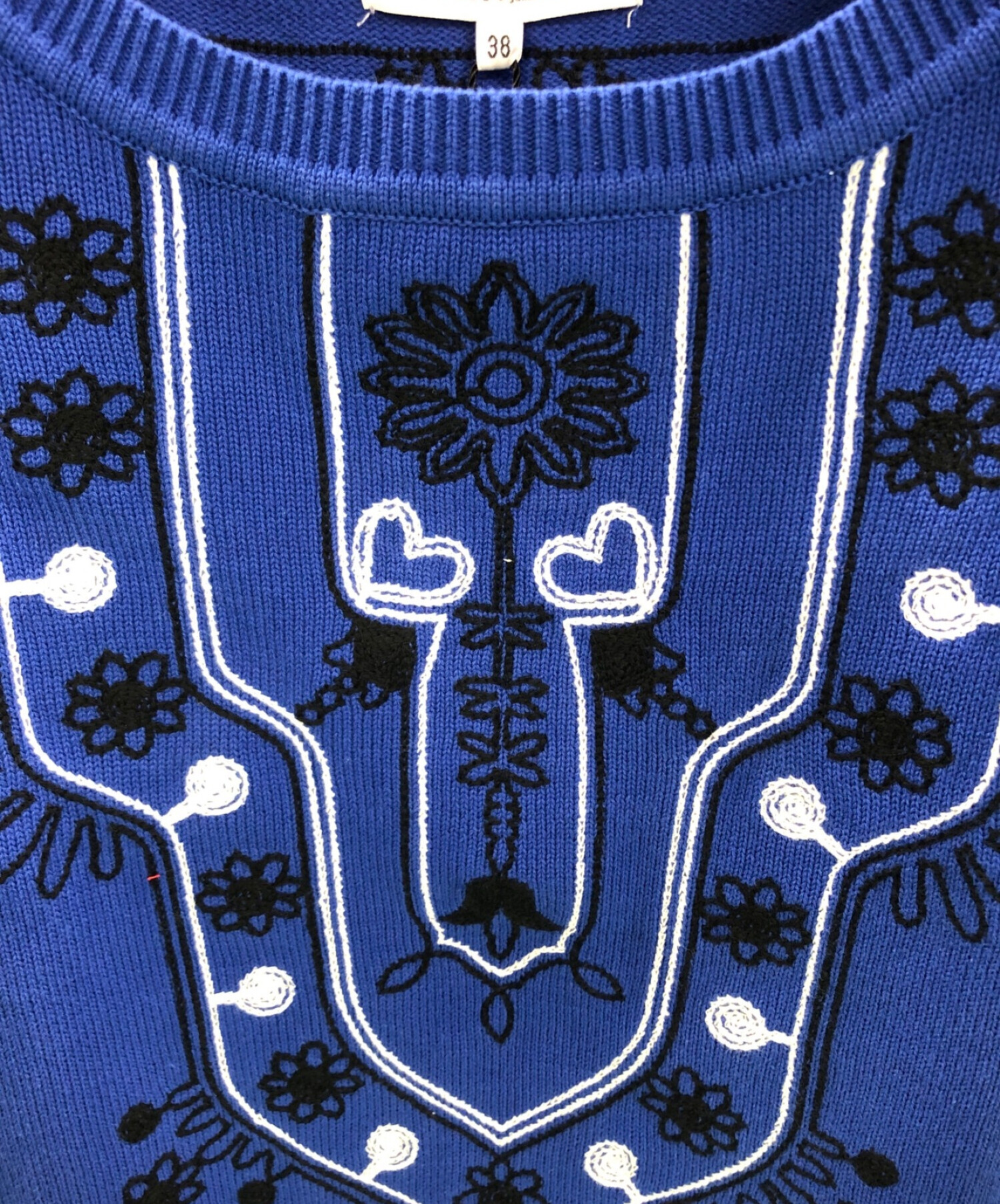 中古・古着通販】JUNKO SHIMADA (ジュンコシマダ) バンダナ刺繍ニット