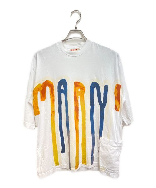 【中古・古着通販】MARNI (マルニ) プリントTシャツ ホワイト