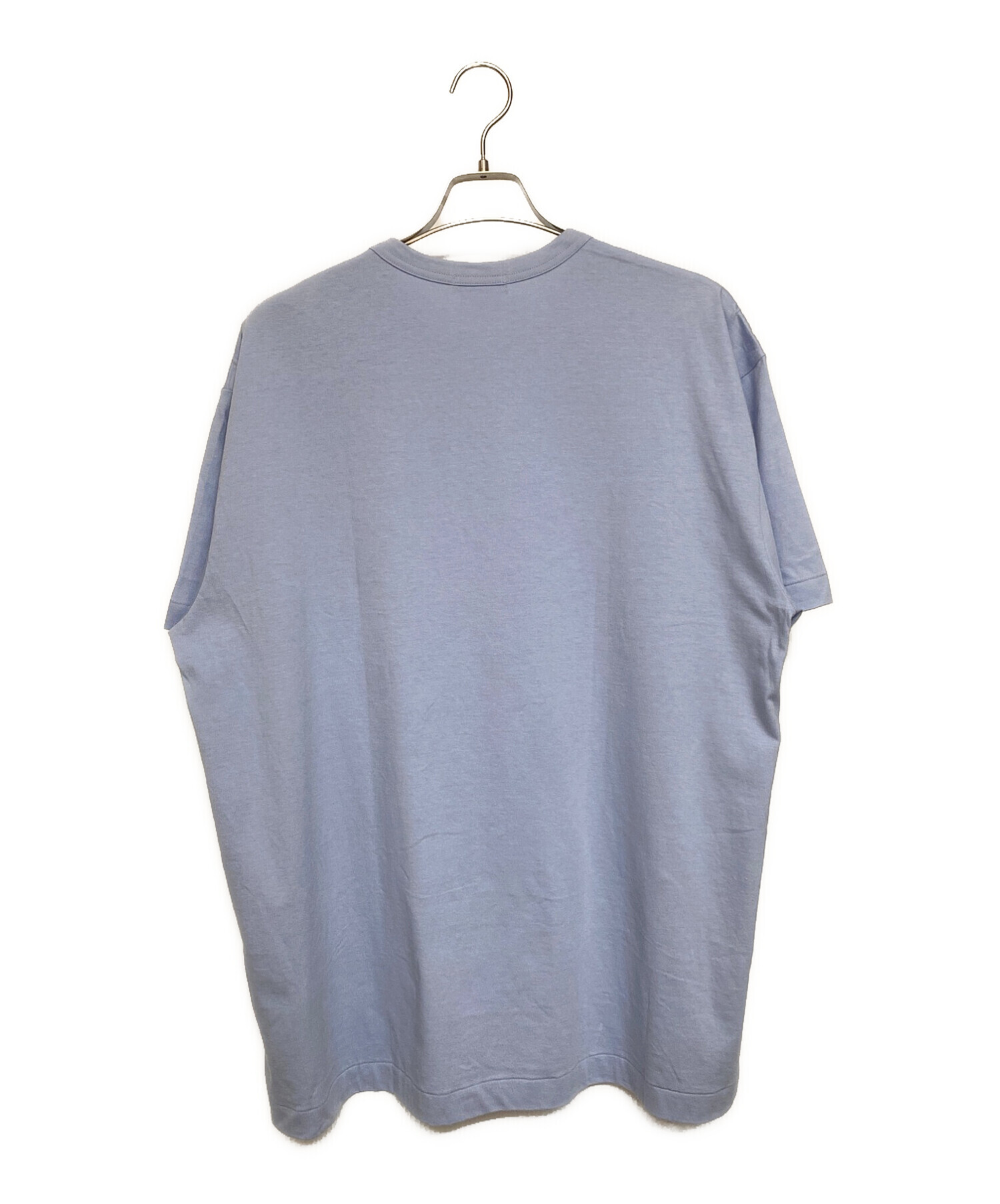 COMME des GARCONS HOMME PLUS (コムデギャルソンオムプリュス) 23SS プリントデザインビッグTシャツ ブルー サイズ:S