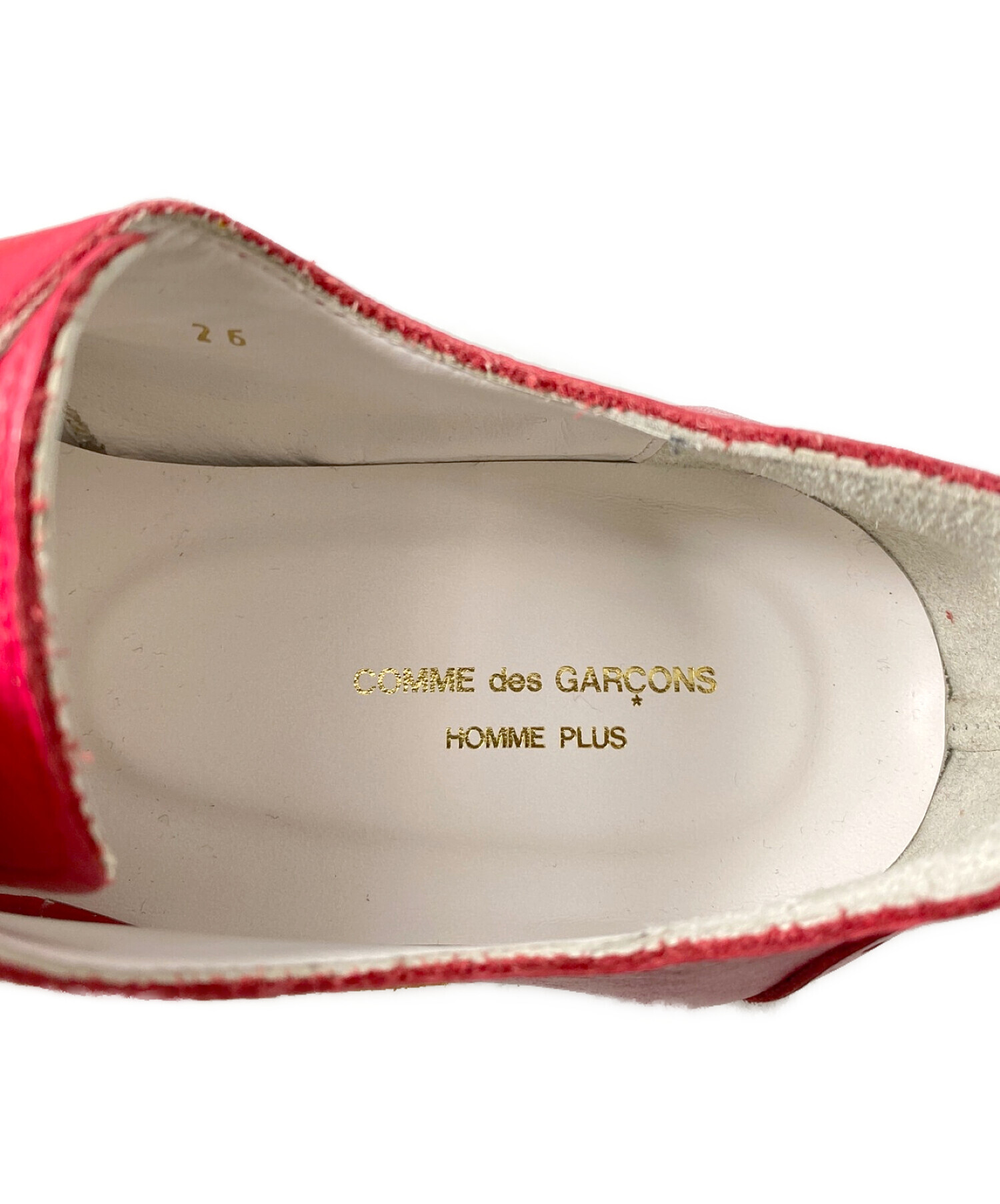 在庫品数量限定 コムデギャルソンオムプリュス 靴 ローファー 26cm