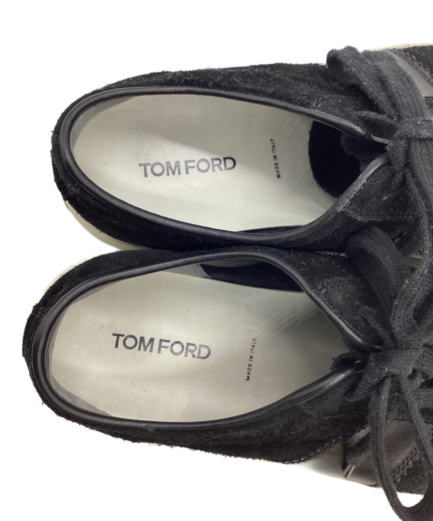 中古・古着通販】TOM FORD (トムフォード) スウェードスニーカー ブラック サイズ:-｜ブランド・古着通販 トレファク公式【TREFAC  FASHION】スマホサイト