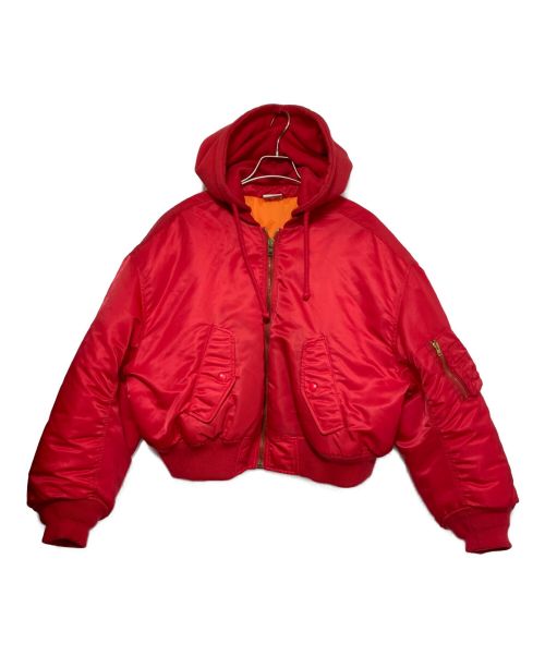 中古・古着通販】VETEMENTS (ヴェトモン) BOMBER JACKET レッド サイズ