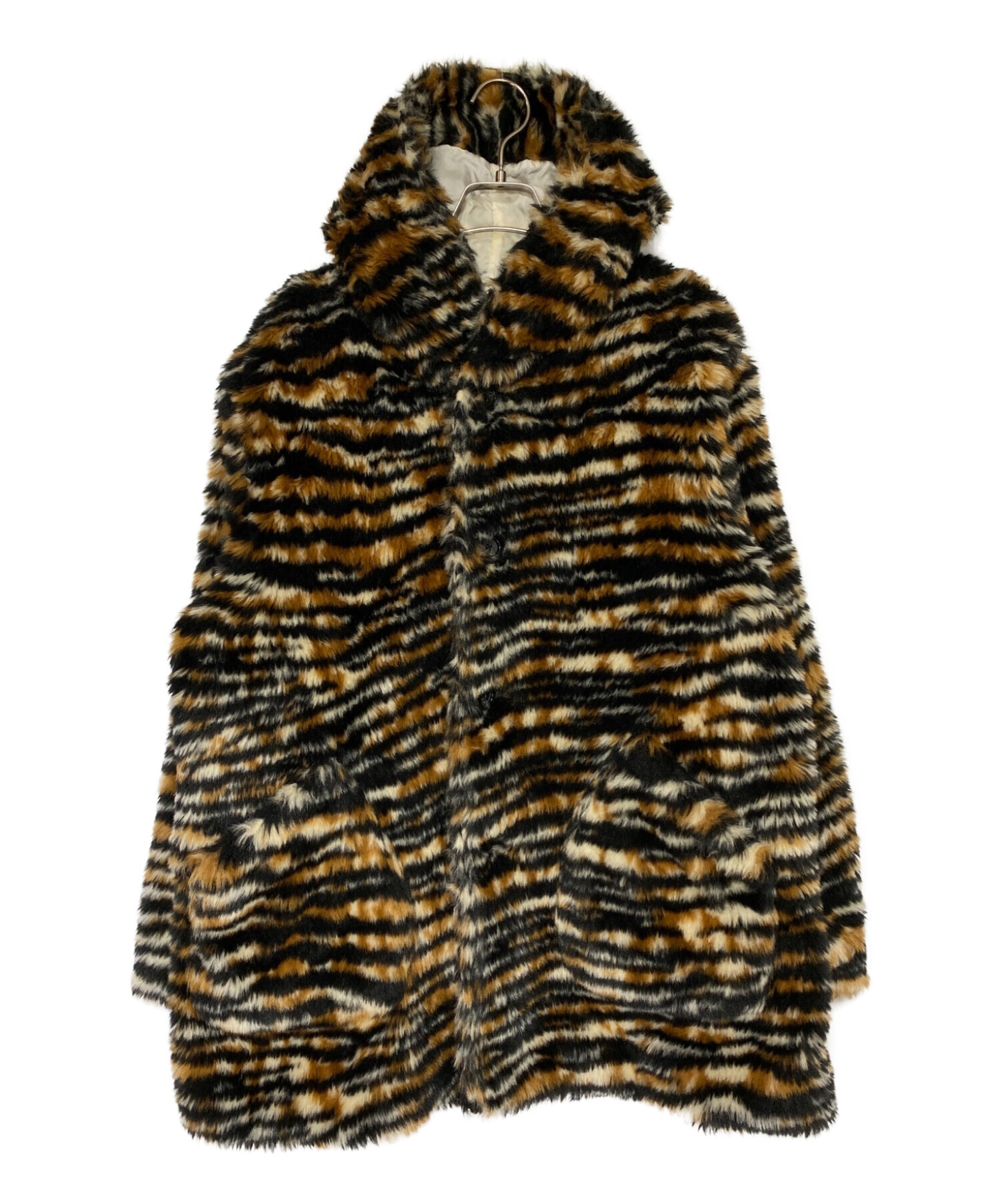 中古・古着通販】Needles (ニードルズ) Hooded Coat - Acrylic Fur