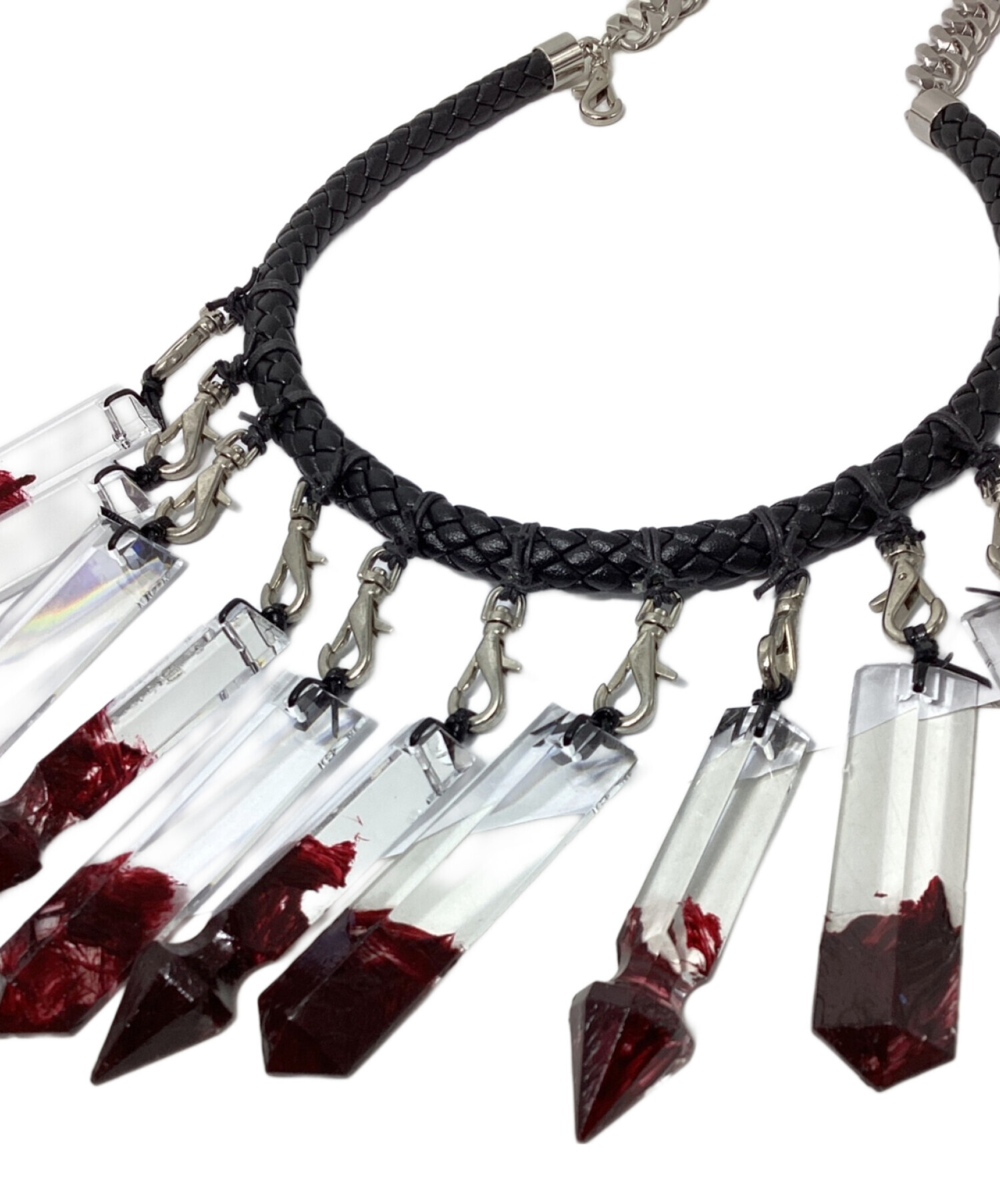 KIDILL (キディル) Malcolm Guerre (マルコムゲール) Crystal Blood Necklace  （クリスタルブラッドネックレス） サイズ:FREE