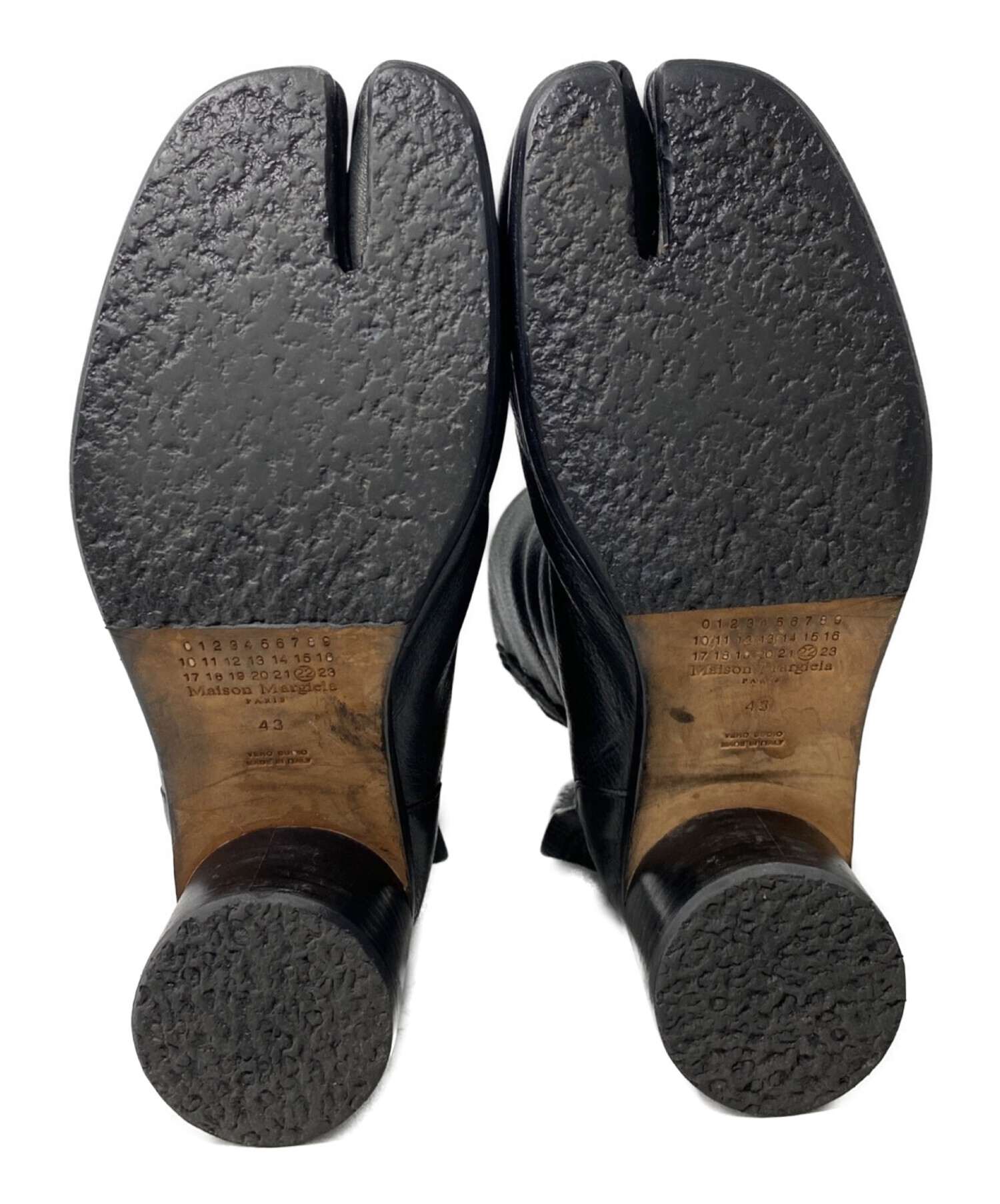 Maison Margiela (メゾンマルジェラ) 足袋ブーツ ブラック サイズ:43