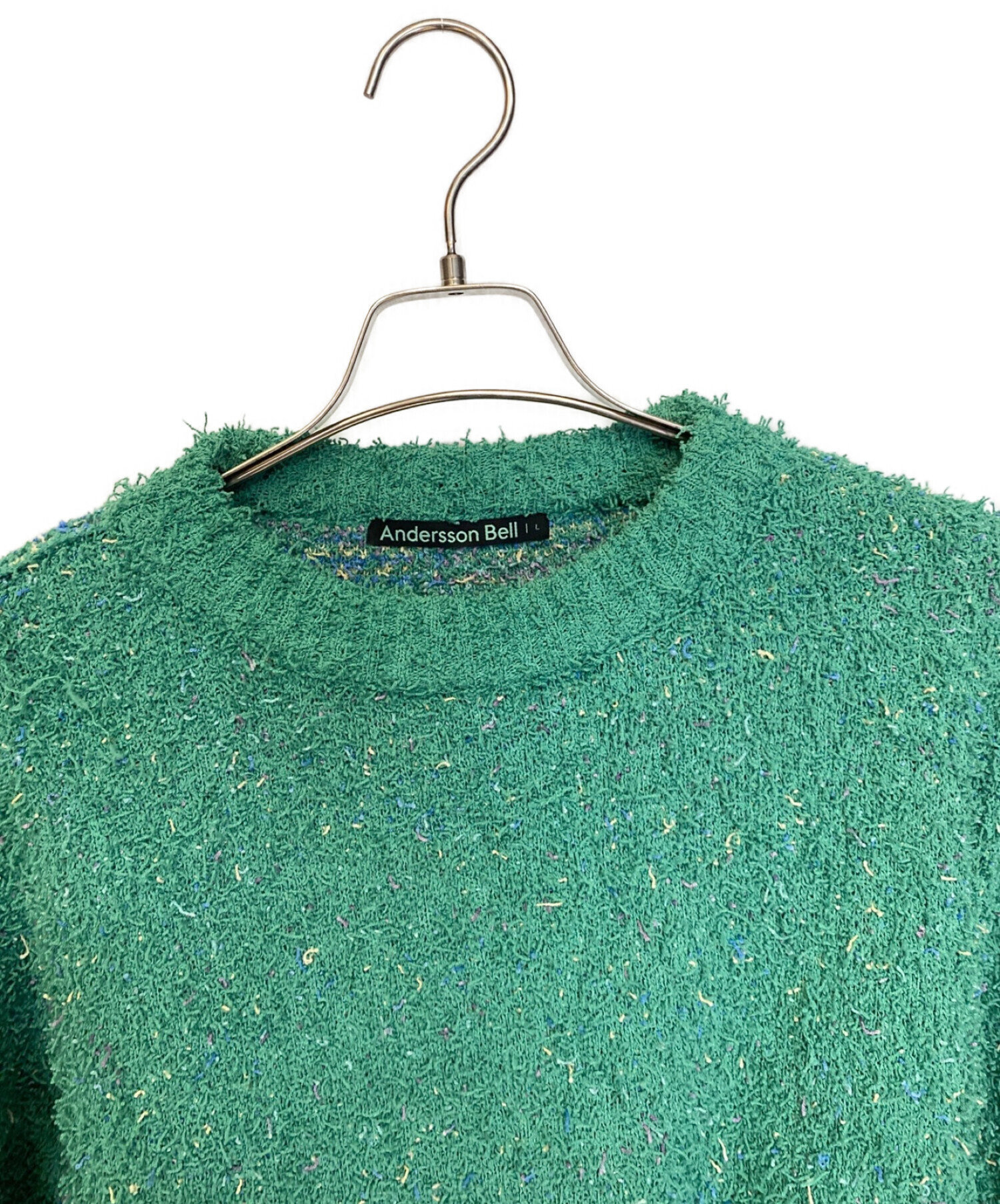 ANDERSSON BELL (アンダースンベル) MURDEIRA CREW-NECK SWEATER グリーン サイズ:L