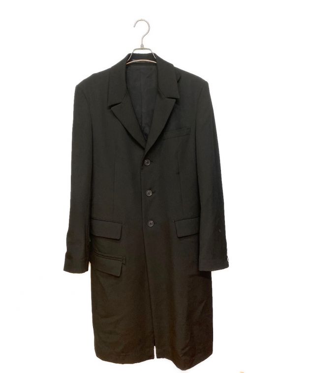 中古・古着通販】REGULATION Yohji Yamamoto (レギュレーションヨウジヤマモト) ウールギャバジンドクターコート ブラック  サイズ:2｜ブランド・古着通販 トレファク公式【TREFAC FASHION】スマホサイト