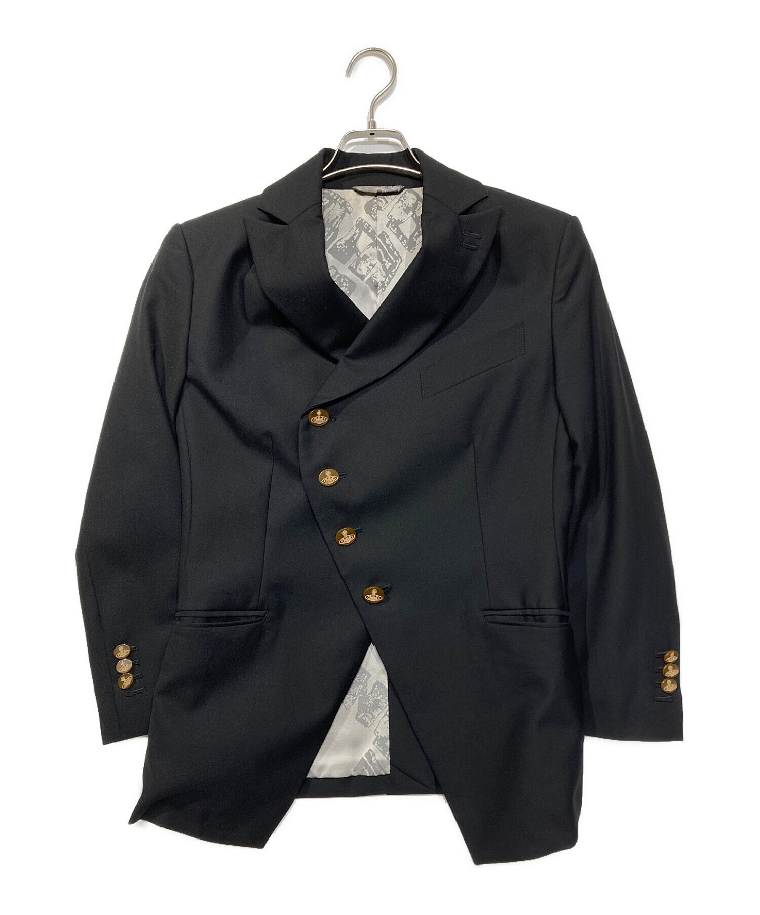 Vivienne Westwood (ヴィヴィアンウエストウッド) デザインジャケット ブラック サイズ:44