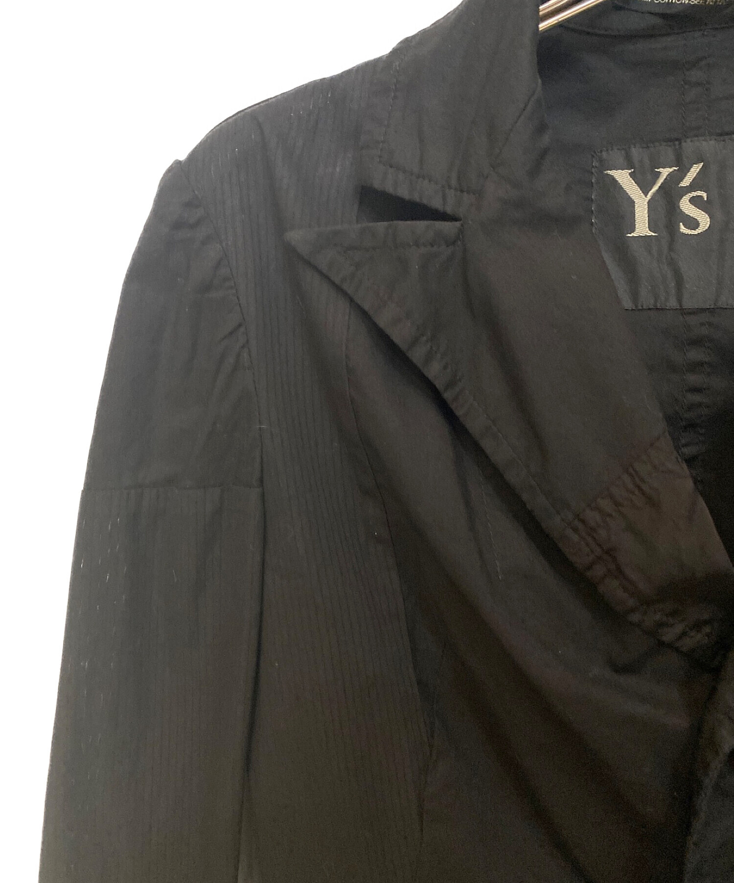 中古・古着通販】Y's (ワイズ) 切替ジャケット ブラック サイズ:1 未使用品｜ブランド・古着通販 トレファク公式【TREFAC  FASHION】スマホサイト