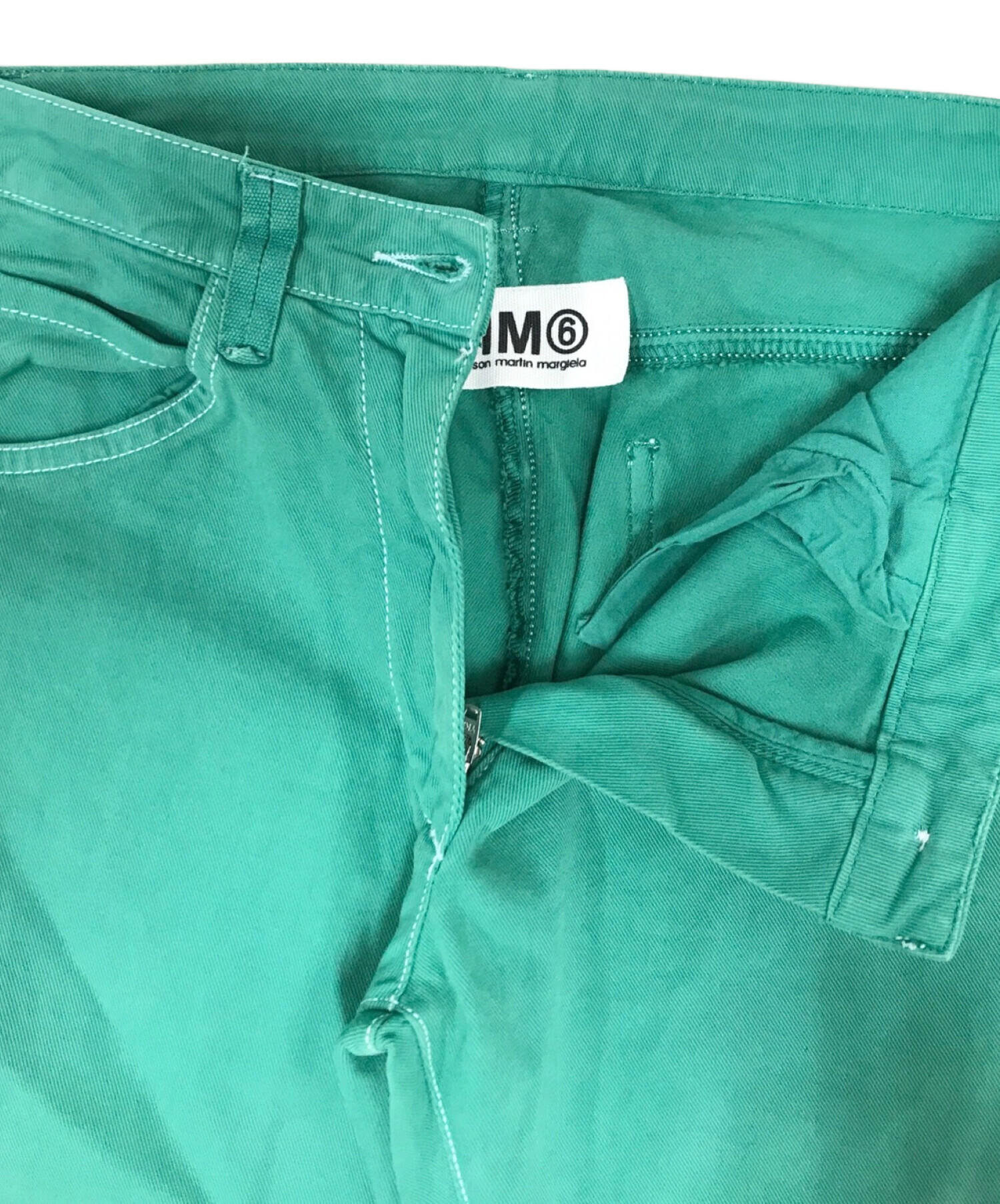 中古・古着通販】MM6 Maison Margiela (エムエムシックス メゾンマルジェラ) パンツ グリーン サイズ:40｜ブランド・古着通販  トレファク公式【TREFAC FASHION】スマホサイト