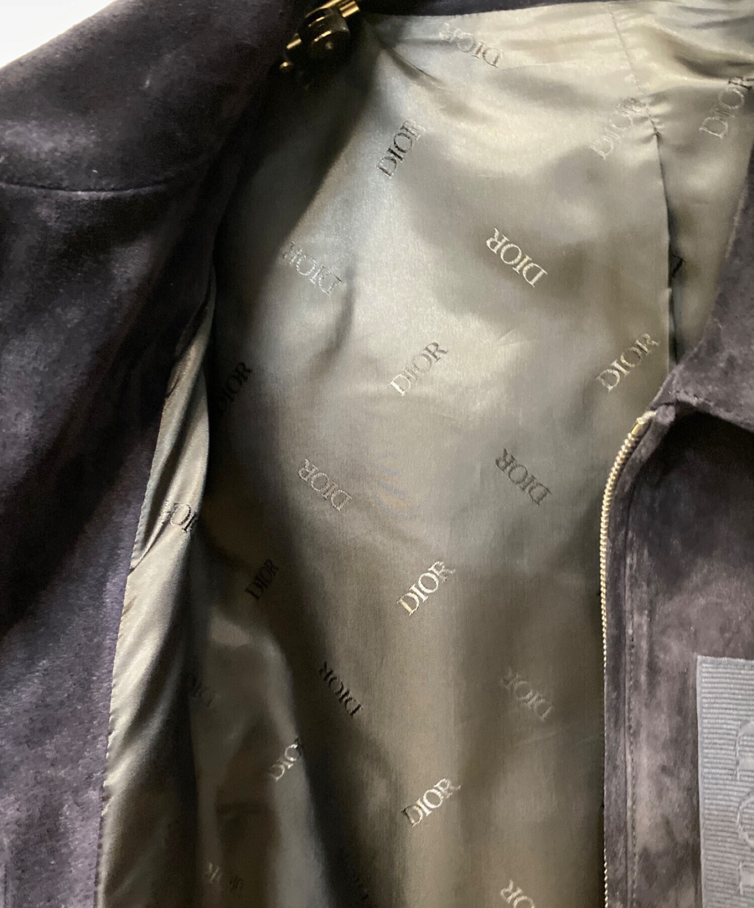中古・古着通販】Dior (ディオール) 23AW スウェードレザージャケット 