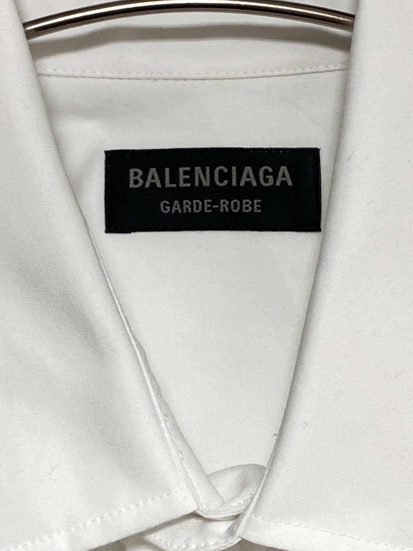 BALENCIAGA (バレンシアガ) コクーンシャツ ホワイト サイズ:38