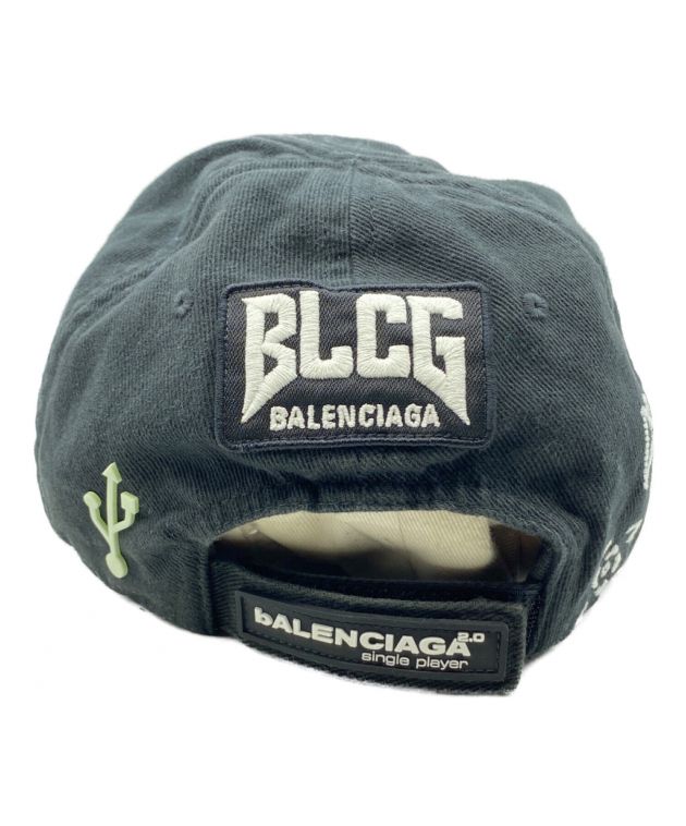 BALENCIAGA (バレンシアガ) Gamer cap ブラック サイズ:59cm
