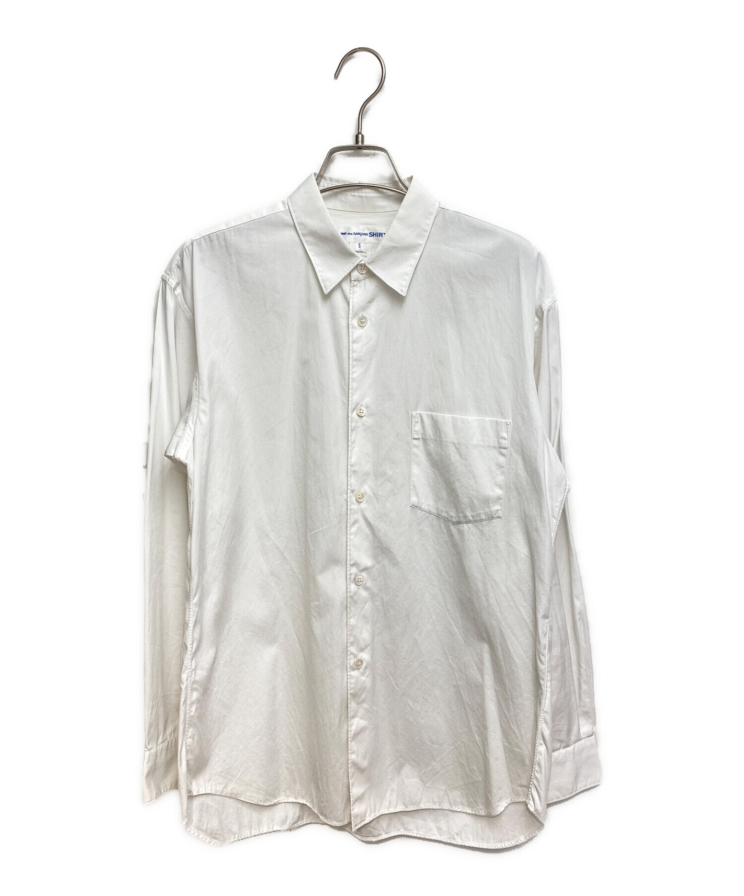 COMME des GARCONS SHIRT (コムデギャルソンシャツ) NARROW CLASSIC FIT SHIRT ホワイト サイズ:S