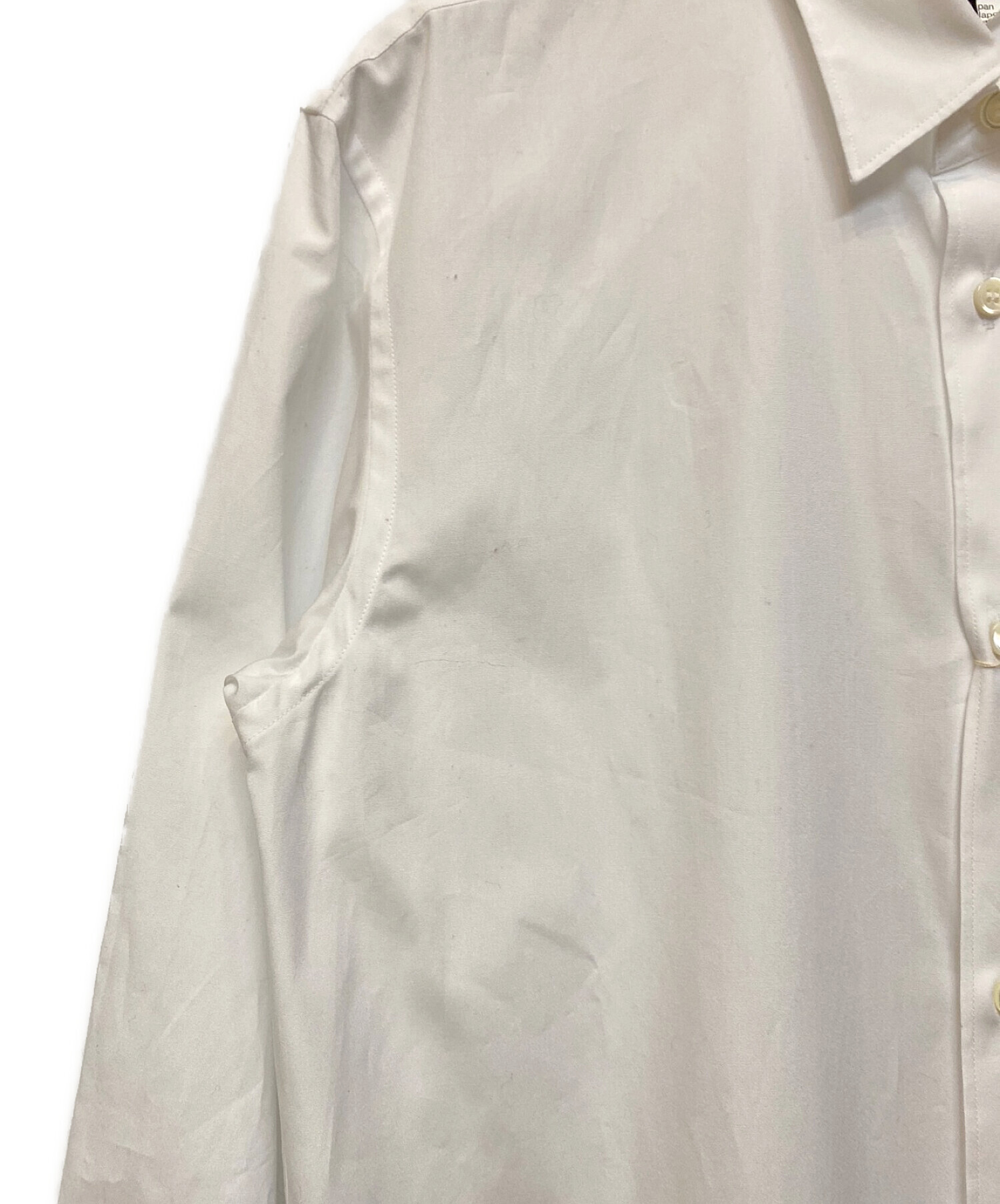 COMME des GARCONS HOMME PLUS (コムデギャルソンオムプリュス) 23AW ティアードロングシャツ ホワイト サイズ:S  未使用品