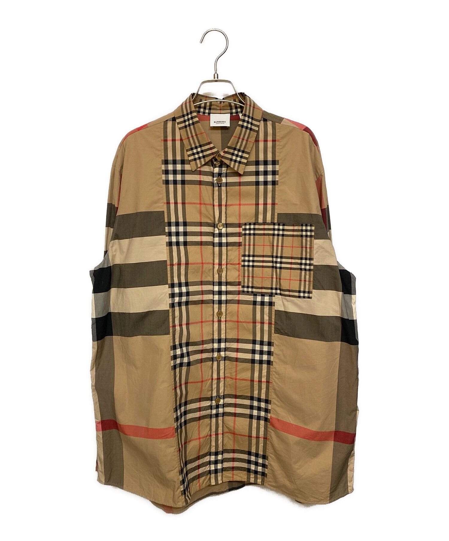 中古・古着通販】BURBERRY (バーバリー) 切替ノバチェックシャツ