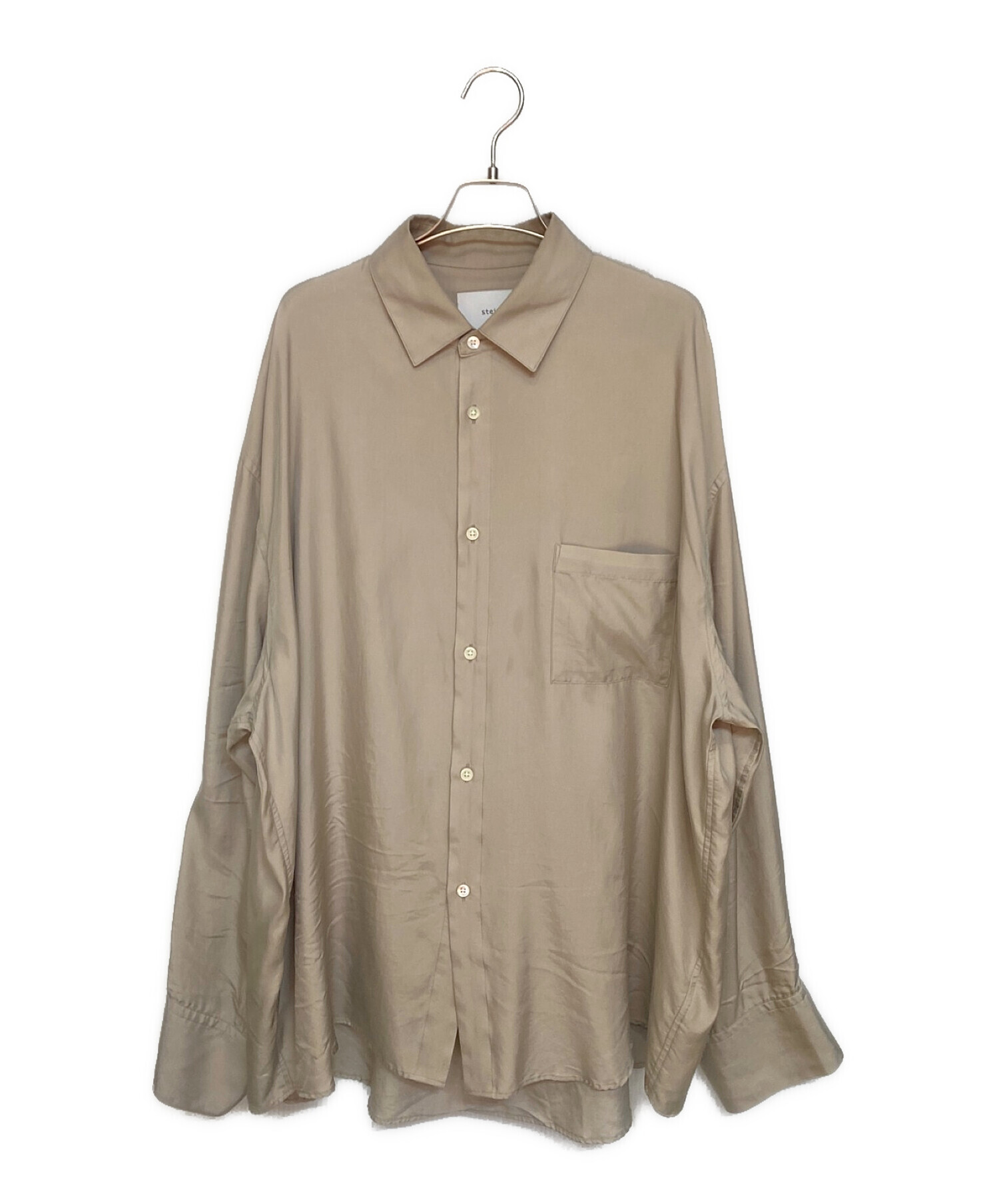 中古・古着通販】stein (シュタイン) OVERSIZED DOWN PAT CUPRO SHIRT