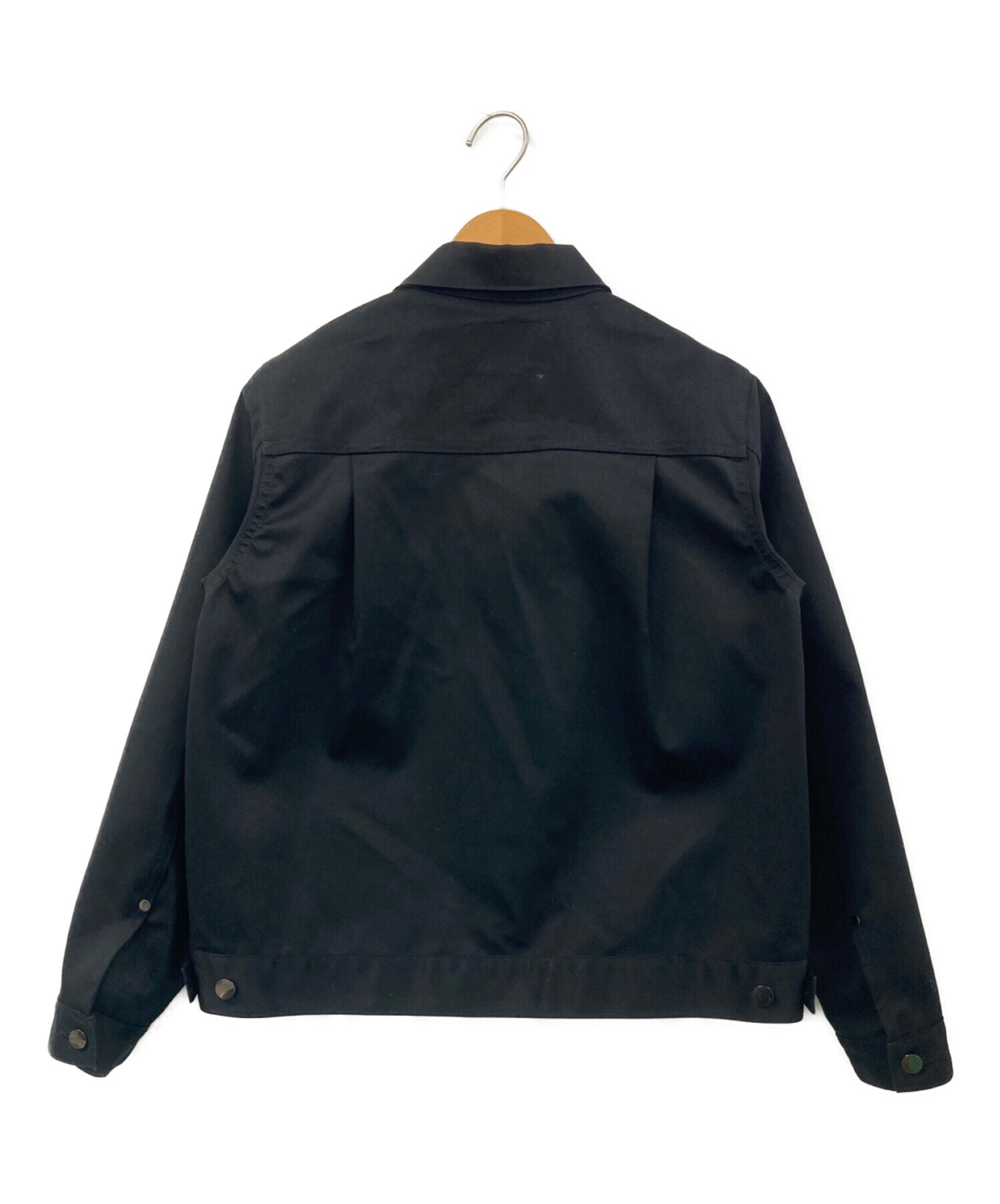 中古・古着通販】FUMITO GANRYU (フミトガンリュウ) WATER RESISTANT PLEATED BLOUSON ブラック  サイズ:1｜ブランド・古着通販 トレファク公式【TREFAC FASHION】スマホサイト