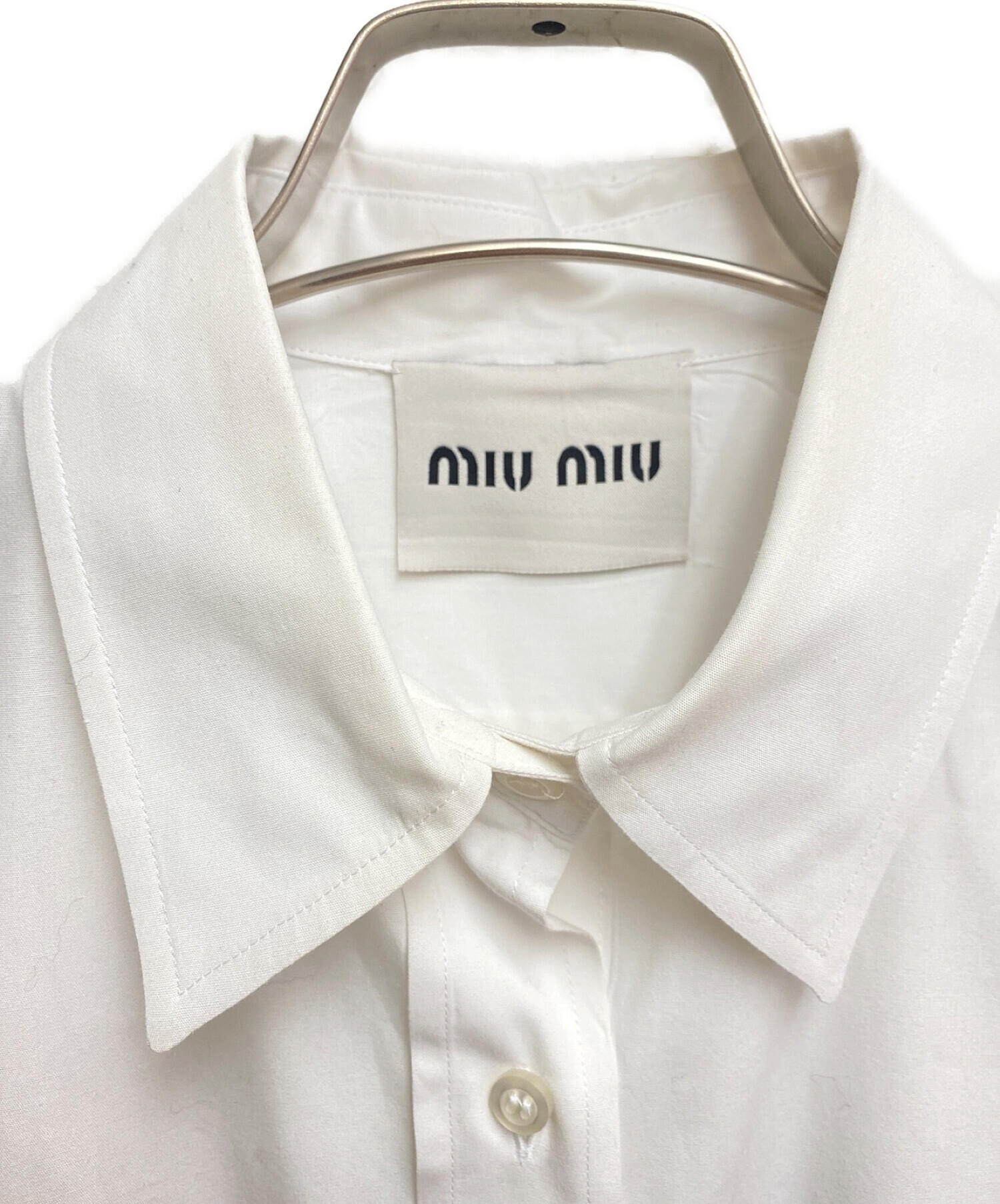 中古・古着通販】MIU MIU (ミュウミュウ) 23SS ポプリンシャツ