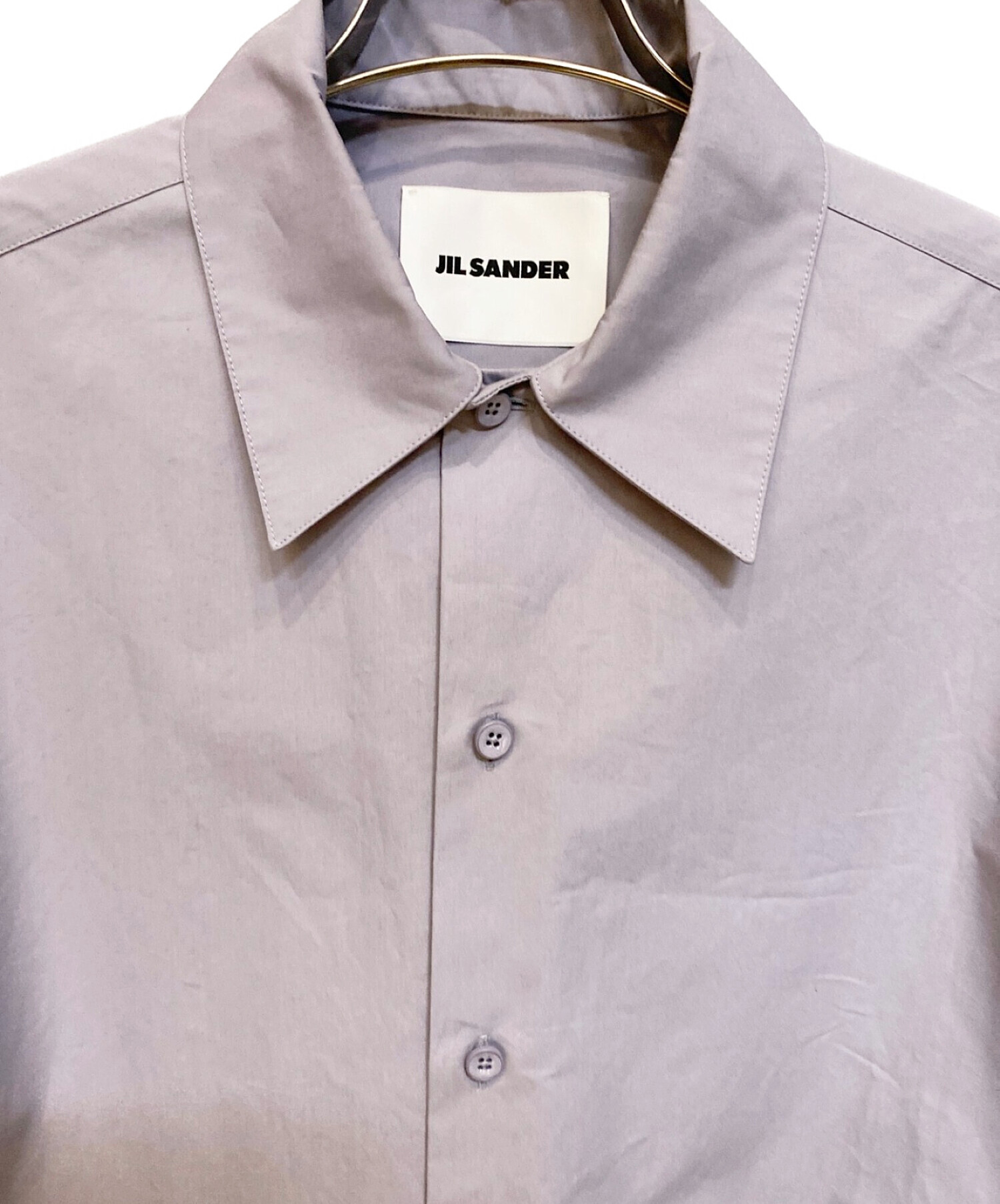 JIL SANDER (ジルサンダー) 23AW POINTED COLLOR SHIRT POWDER  BLUE（ポインテッドカラーシャツパウダーブルー） ライトブルー サイズ:41