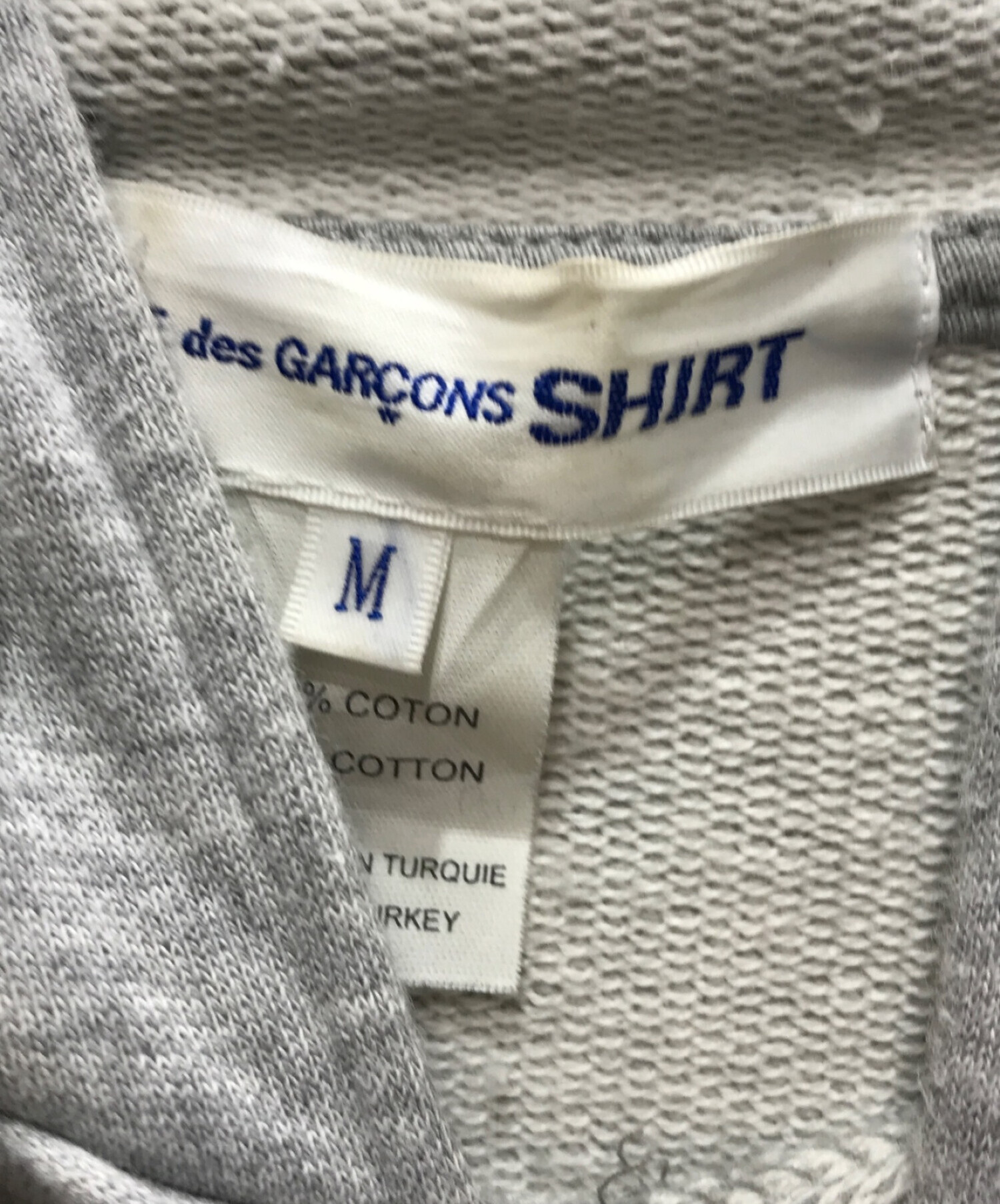 中古・古着通販】COMME des GARCONS SHIRT (コムデギャルソンシャツ) KAWS (カウズ) PRINTED HOODIE グレー  サイズ:M｜ブランド・古着通販 トレファク公式【TREFAC FASHION】スマホサイト