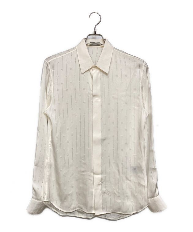 中古・古着通販】Dior (ディオール) CDアイコンシャツ ホワイト サイズ