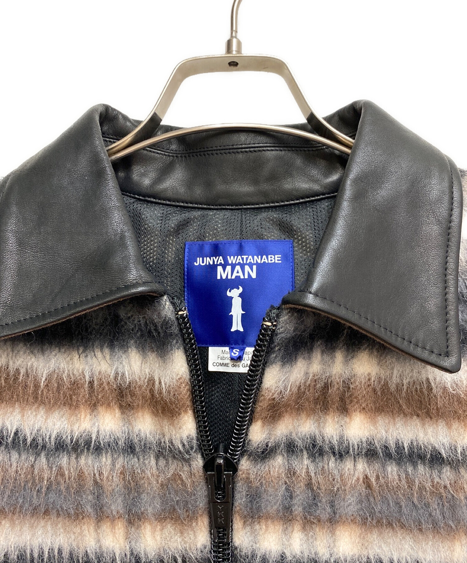 中古・古着通販】JUNYA WATANABE MAN (ジュンヤワタナベマン) 22AW テクスチャードシャツジャケット カーキ×ブラウン サイズ:S｜ブランド・古着通販  トレファク公式【TREFAC FASHION】スマホサイト