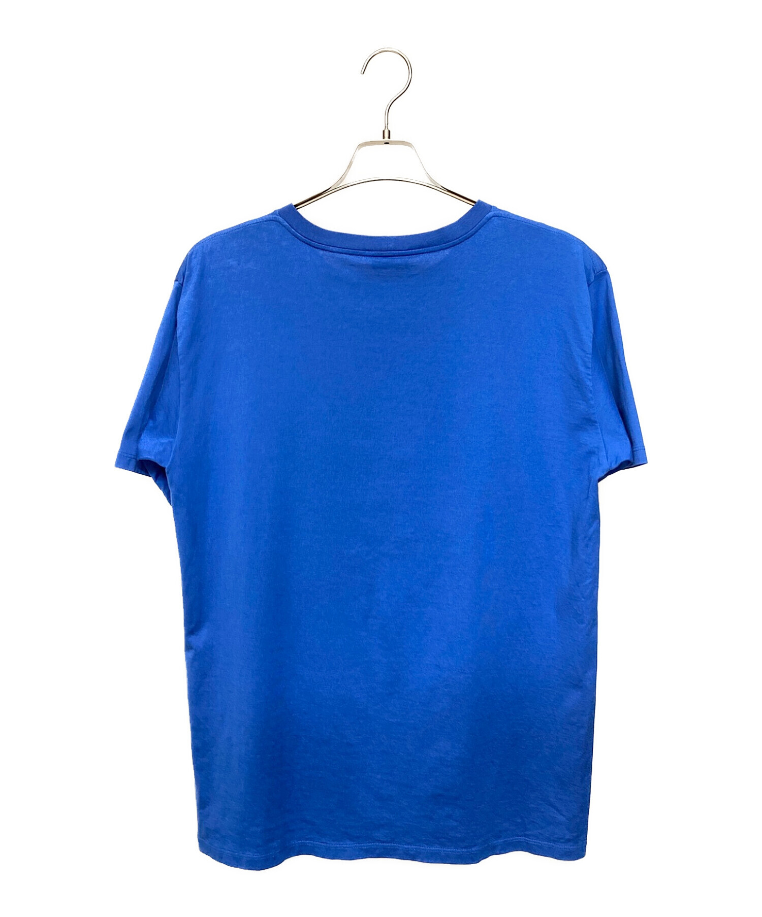 CELINE (セリーヌ) ルーズロゴプリントTシャツ ロイヤルブルー サイズ:S