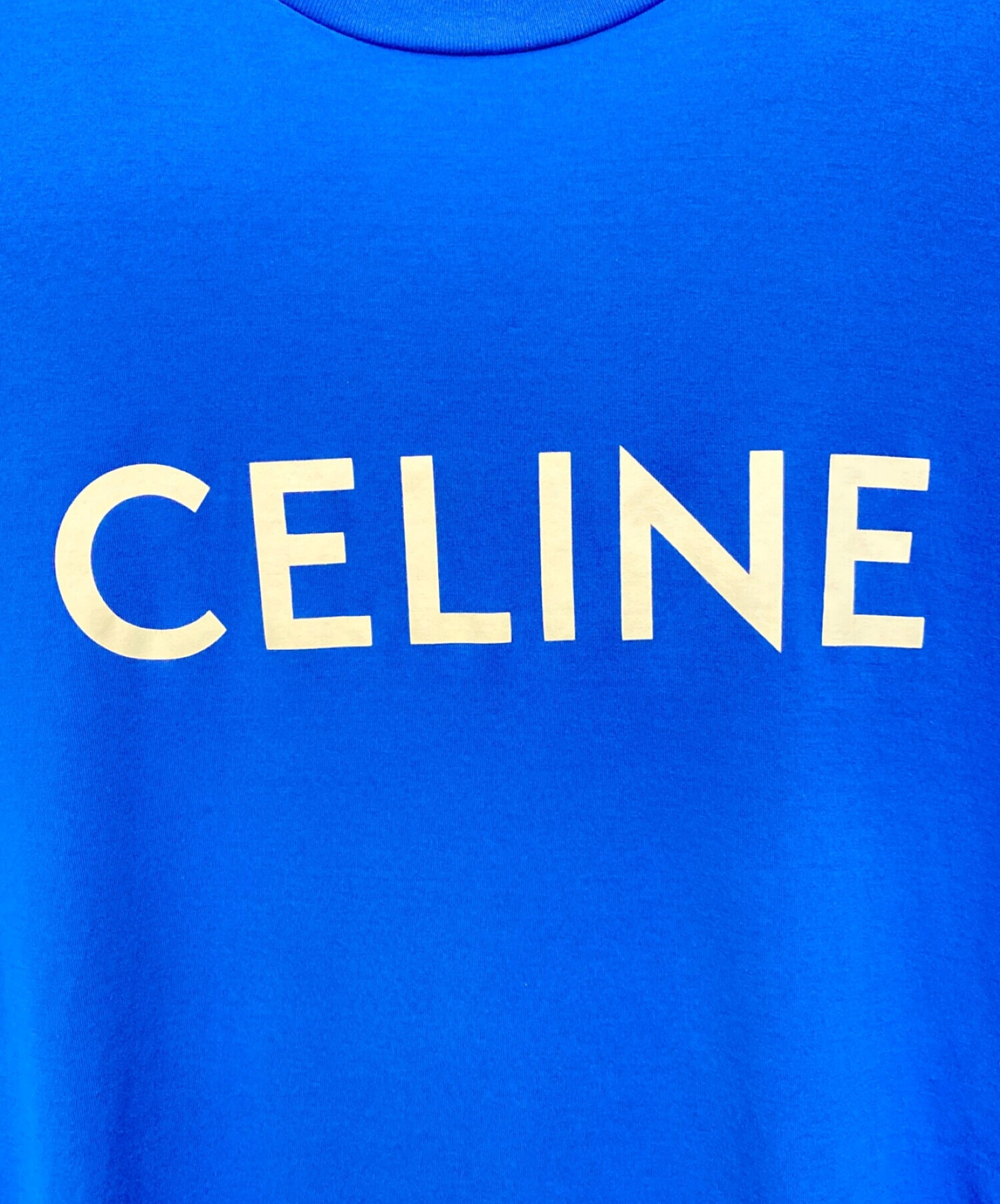 中古・古着通販】CELINE (セリーヌ) ルーズロゴプリントTシャツ