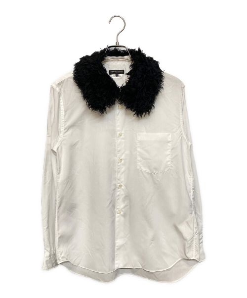 【中古・古着通販】COMME des GARCONS HOMME PLUS (コムデギャルソンオムプリュス) 23AW フェイクファーブラウス  ホワイト サイズ:M｜ブランド・古着通販 トレファク公式【TREFAC FASHION】スマホサイト