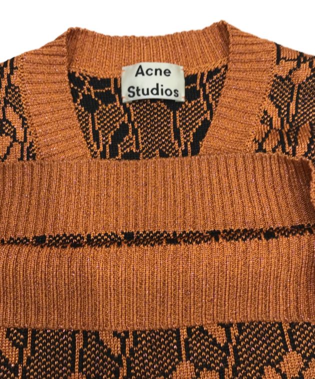 中古・古着通販】Acne studios (アクネストゥディオス) フラワーニットベスト オレンジ サイズ:XS｜ブランド・古着通販  トレファク公式【TREFAC FASHION】スマホサイト