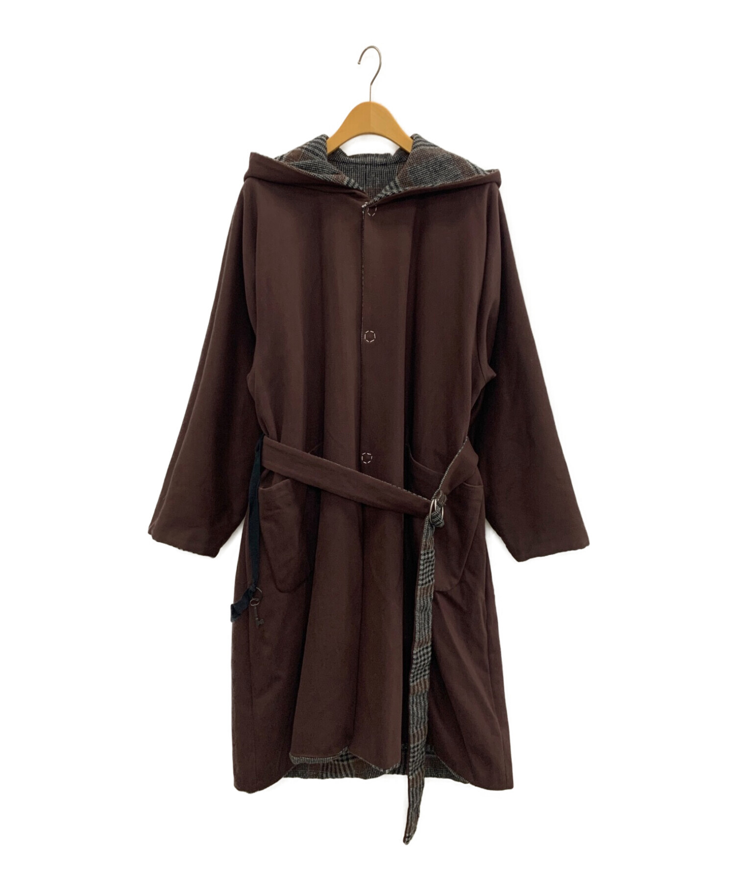 SUNSEA (サンシー) REVERSIBLE JEDI COAT グレー×ブラウン サイズ:2