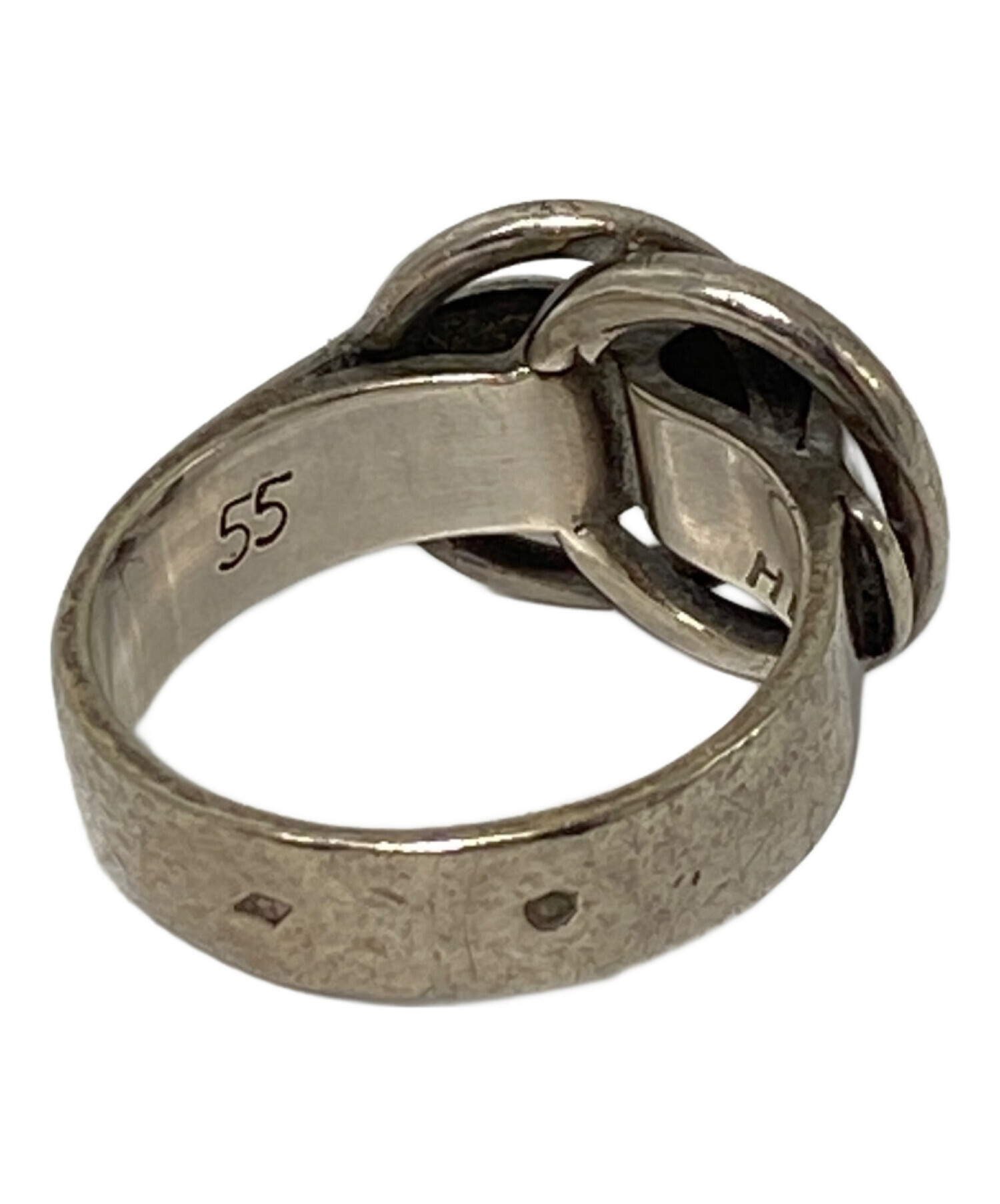 中古・古着通販】HERMES (エルメス) Deux Anneaux Silver Ring ...