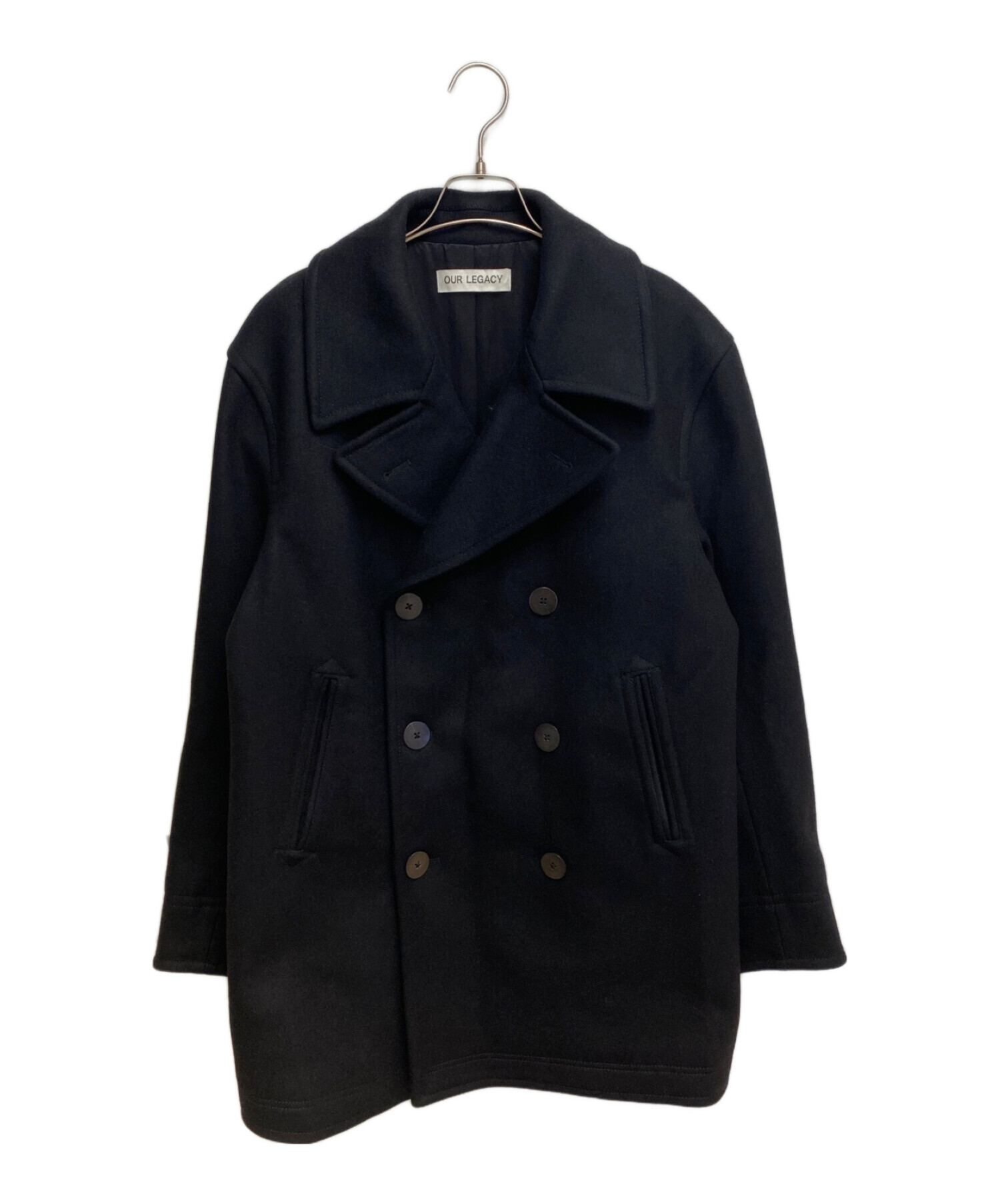 中古・古着通販】OUR LEGACY (アワーレガシー) 23AW PEACOAT ブラック サイズ:44｜ブランド・古着通販  トレファク公式【TREFAC FASHION】スマホサイト