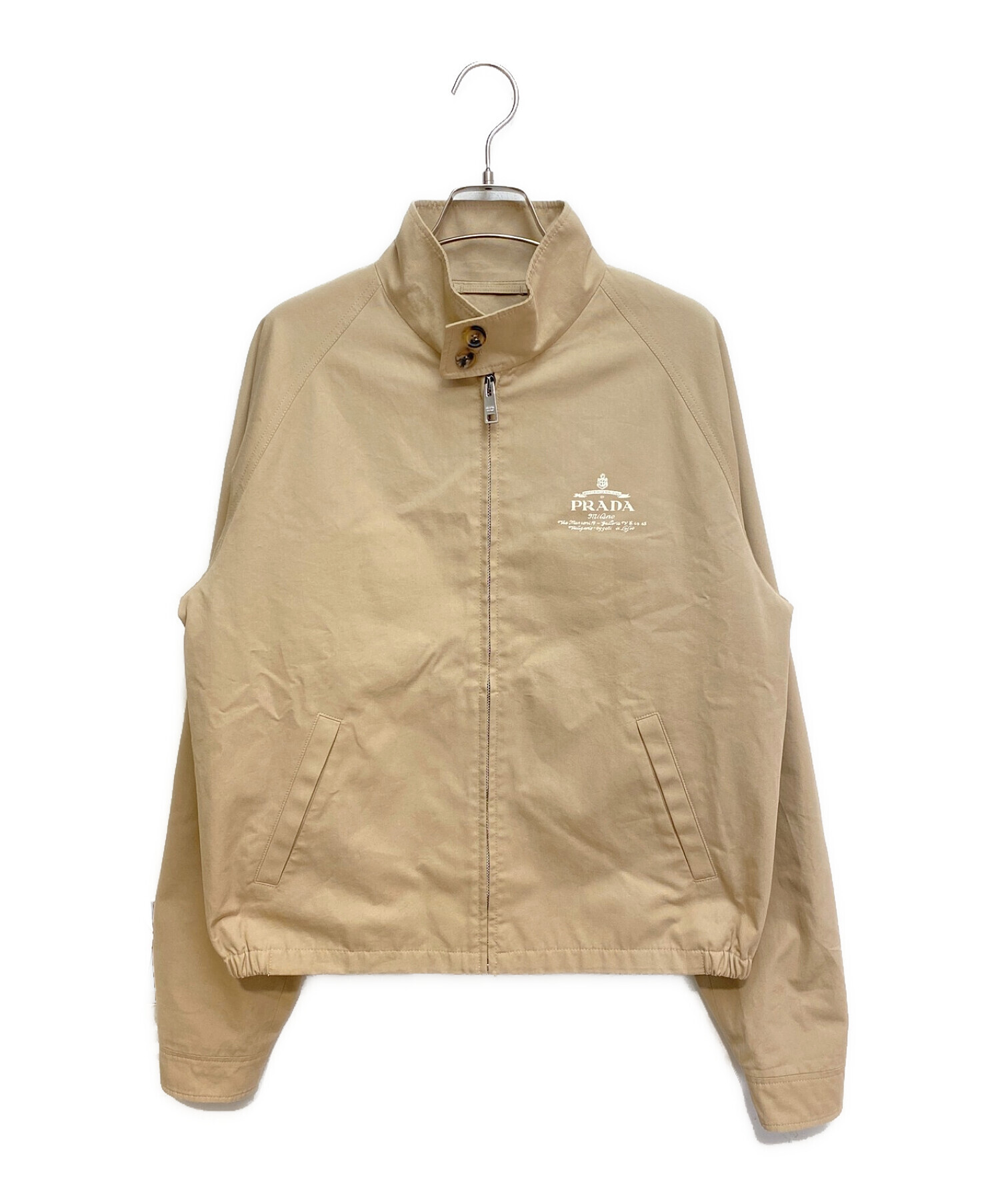 PRADA (プラダ) Cotton blend jacket(コットンブレンドジャケット) ベージュ サイズ:50