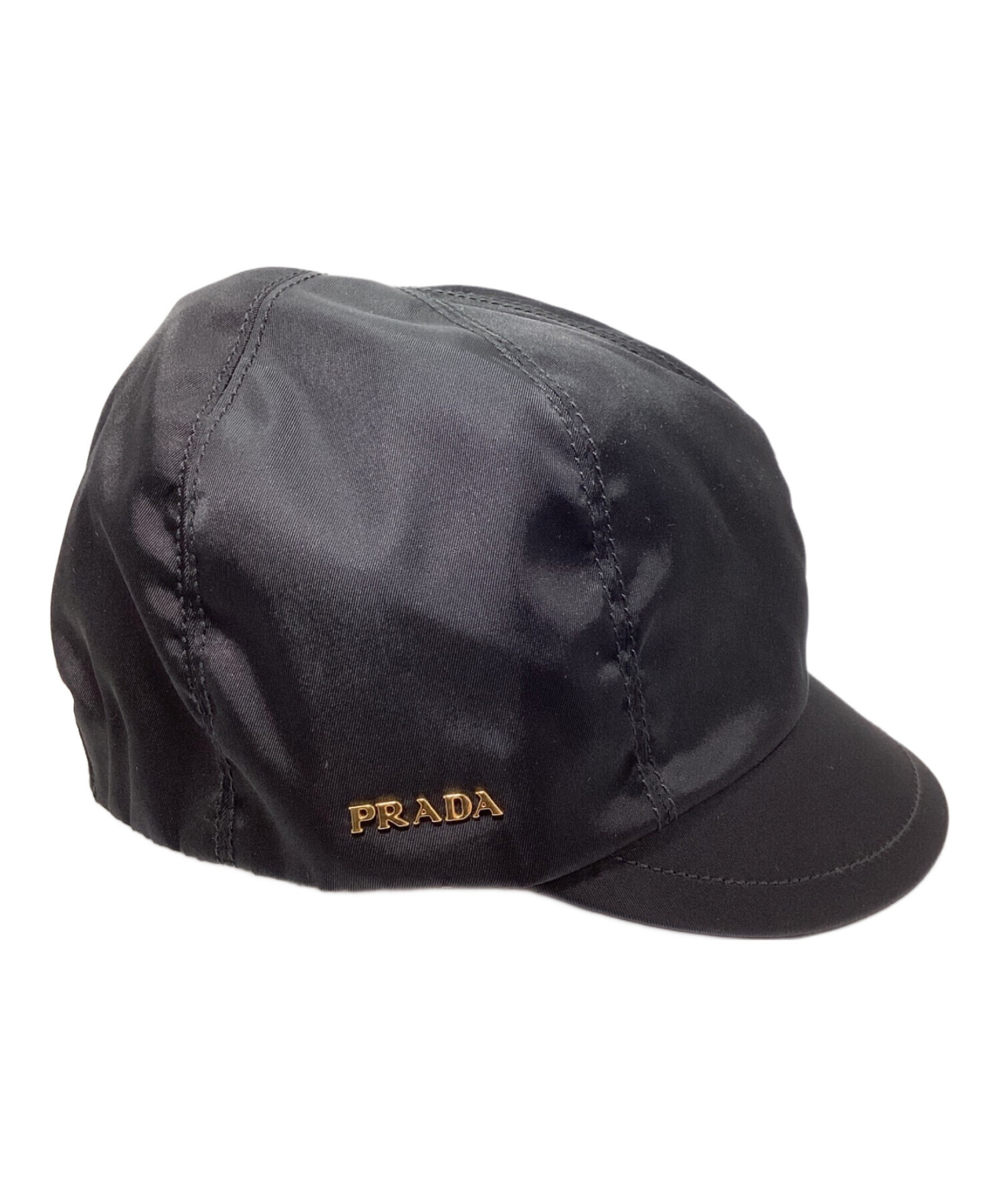 PRADA (プラダ) Nylon Casquette (ナイロンキャスケット) ブラック サイズ:M